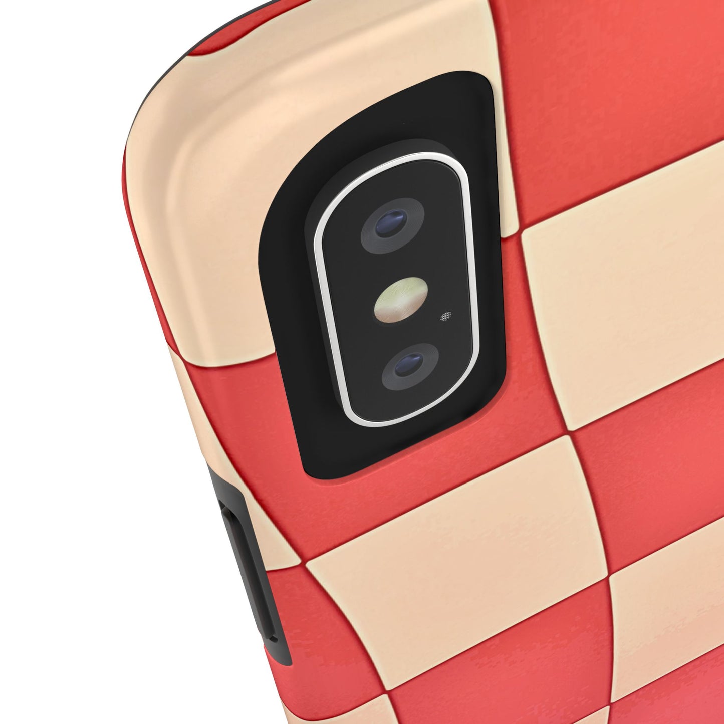 Preppy Checkered Pink Tough Phone Case | Aesthetic