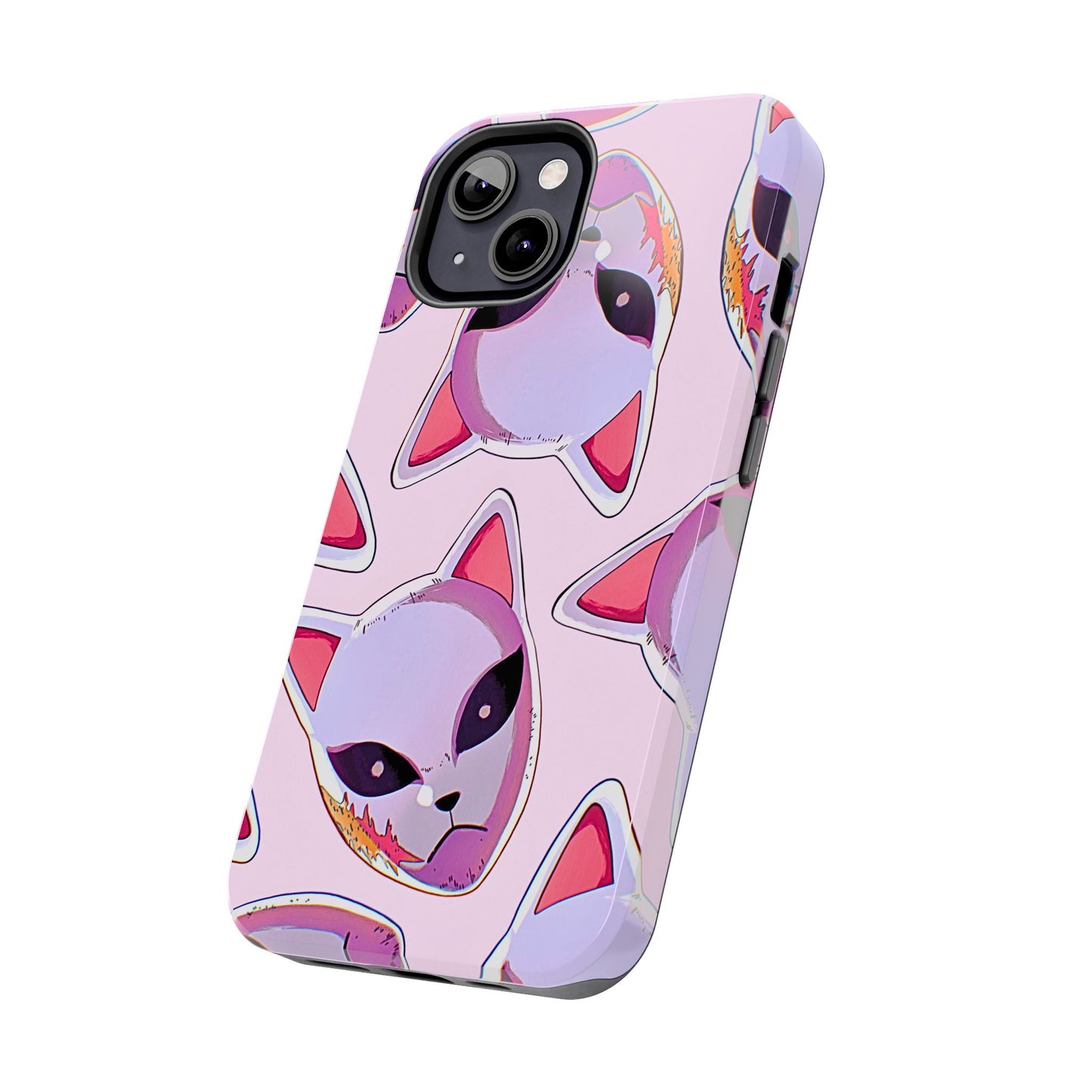 Sabito Fox Mask Pattern Tough Phone Case | Anime - Demon Slayer
