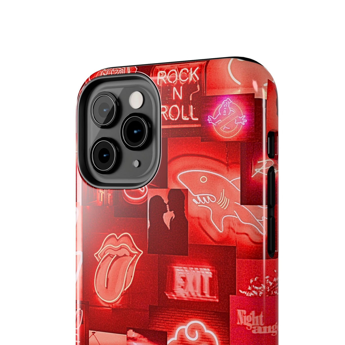 Red Neon Style Tough Phone Case | Aesthetic