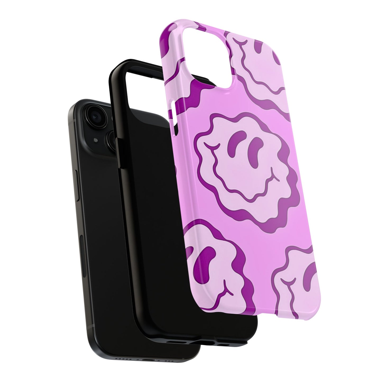 Waving Smile Preppy Pinky Tough Phone Case | Aesthetic