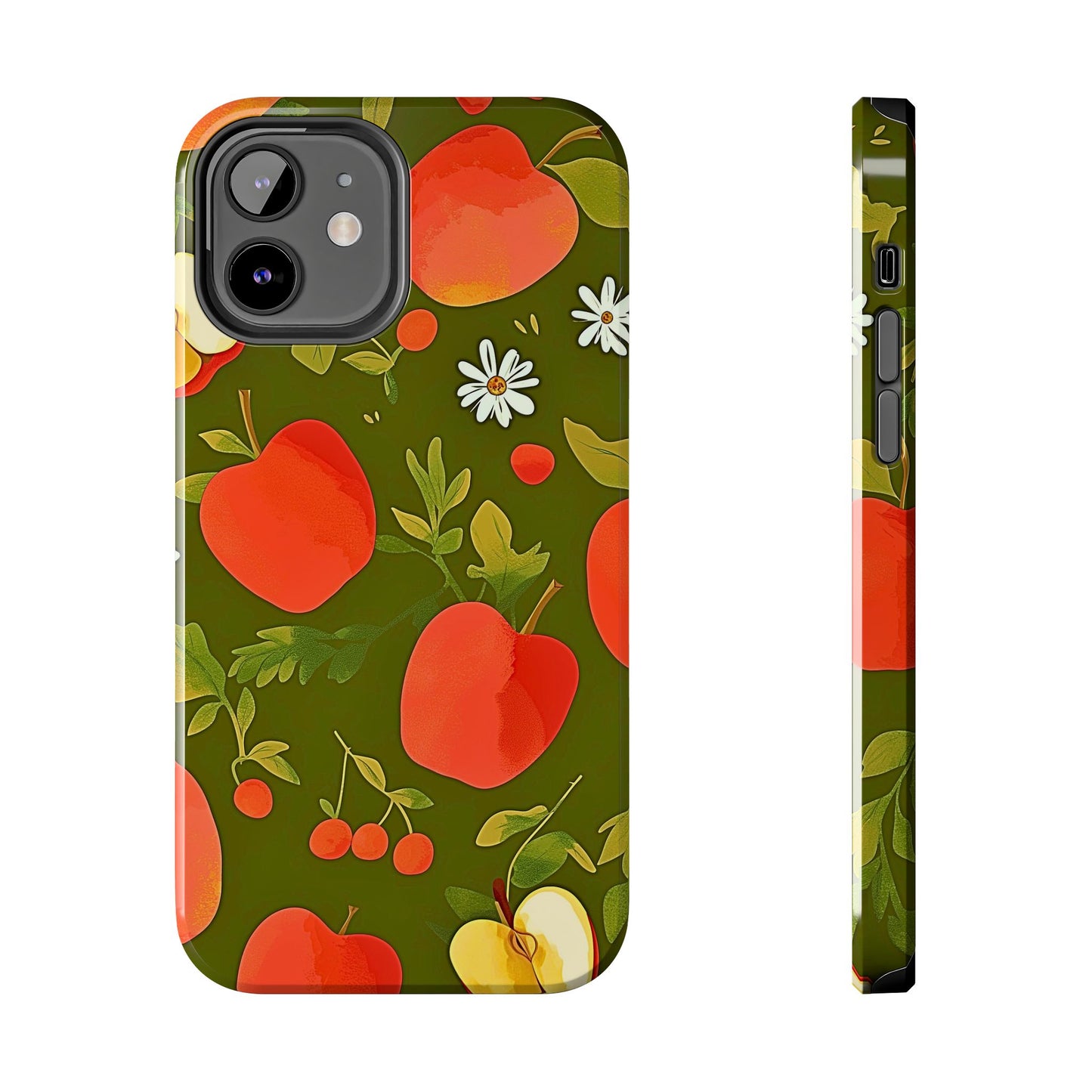 Apple & Berry Garden Pattern Style Tough Phone Case/Cover | Aesthetic