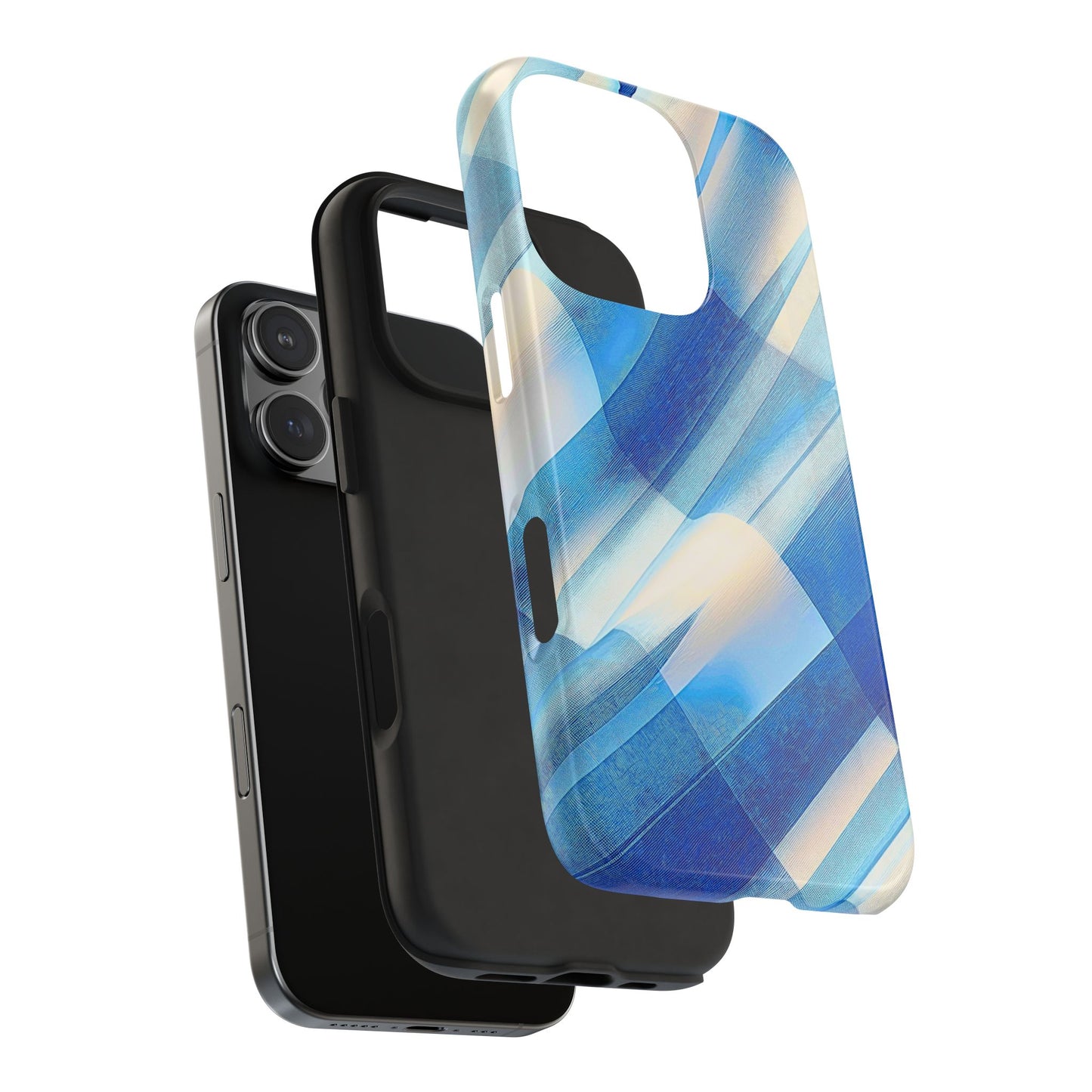Pastel Plaid Pattern Clean Tough Phone Case | Aesthetic