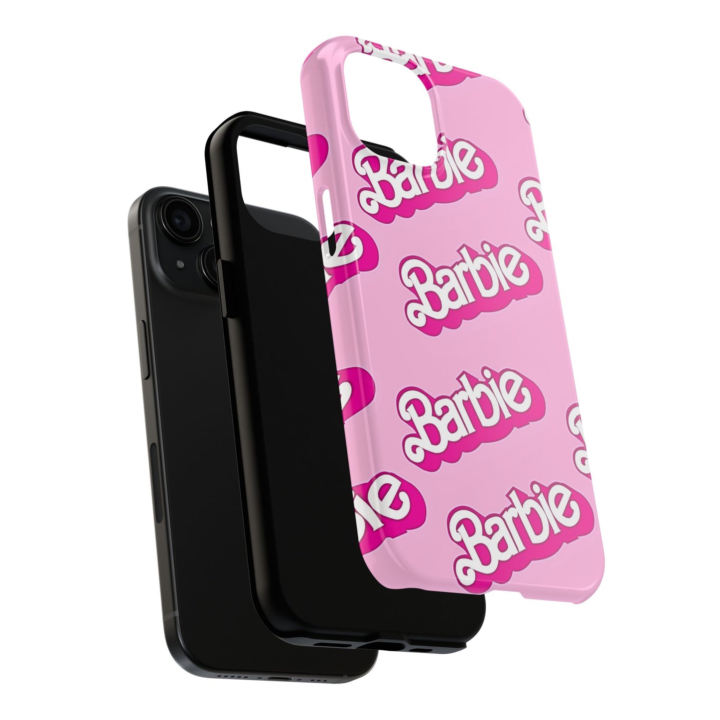 Retro Style Barbie Logo Pattern Tough Phone Case/Cover | Aesthetic