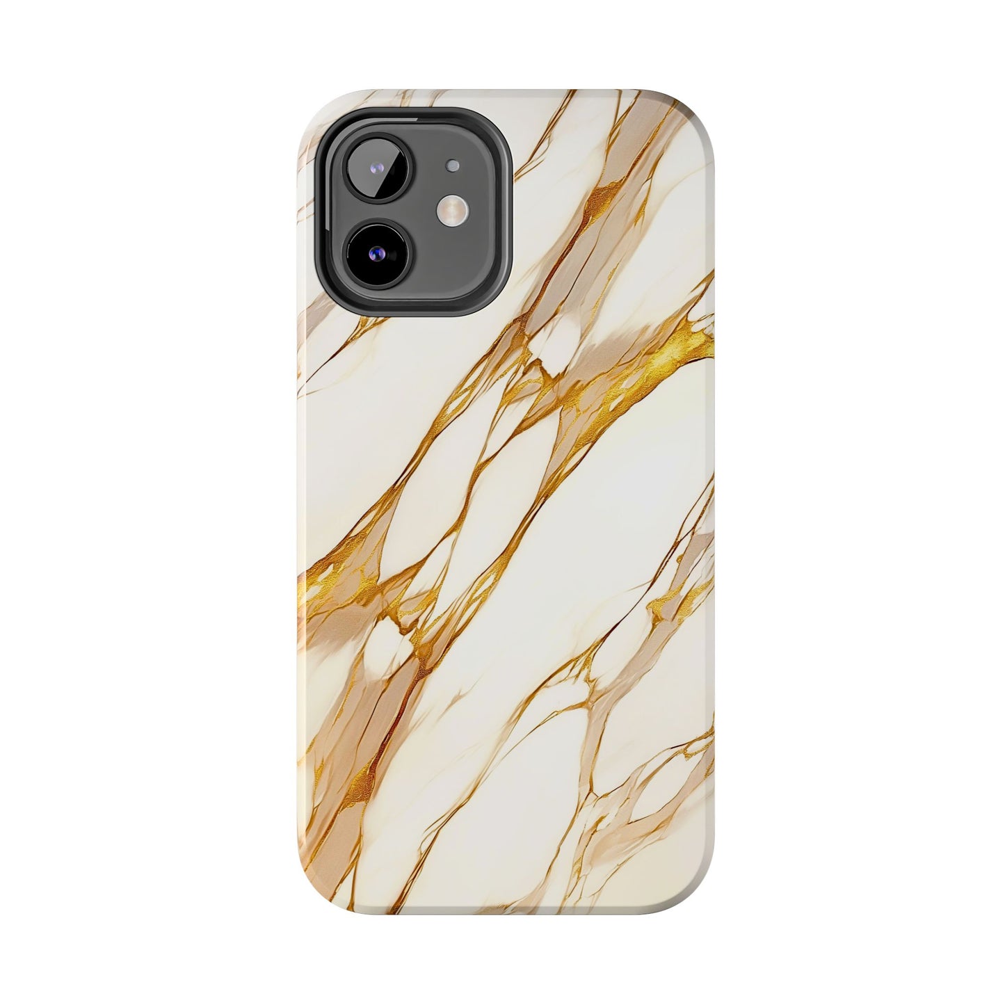 Luxury Marble Gold Vein Texture Pattern Style Tough Phone Case/Cover | Aesthetic