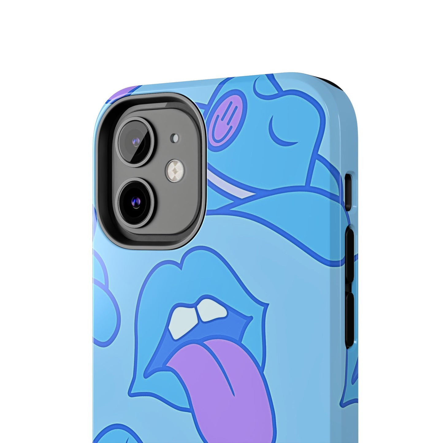 Preppy Cowboy Hat & Hot Lips Pattern (Version 2) Tough Phone Case | Aesthetic