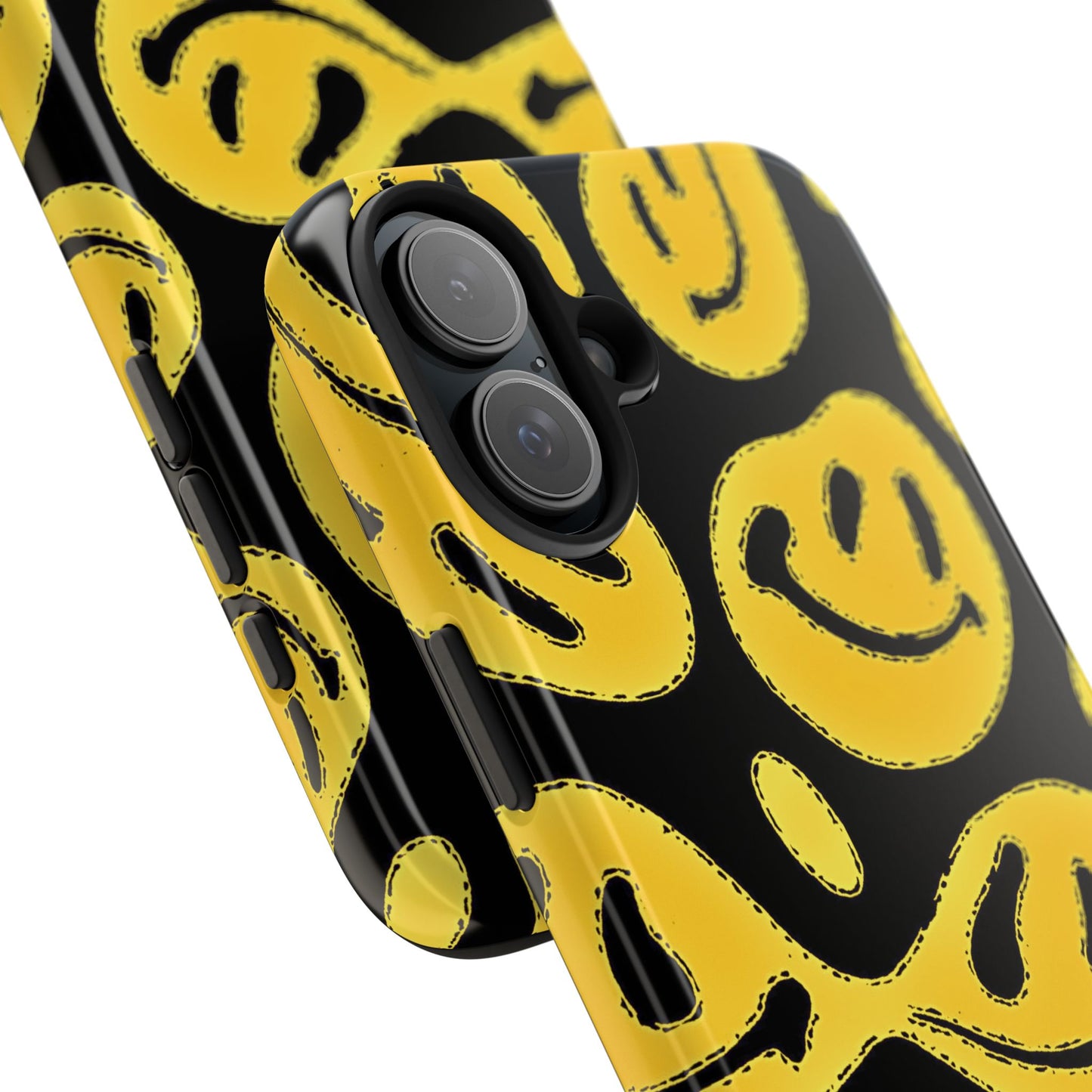 Colorful Trippy Smiley Face (Version 1) Tough Phone Case | Aesthetic