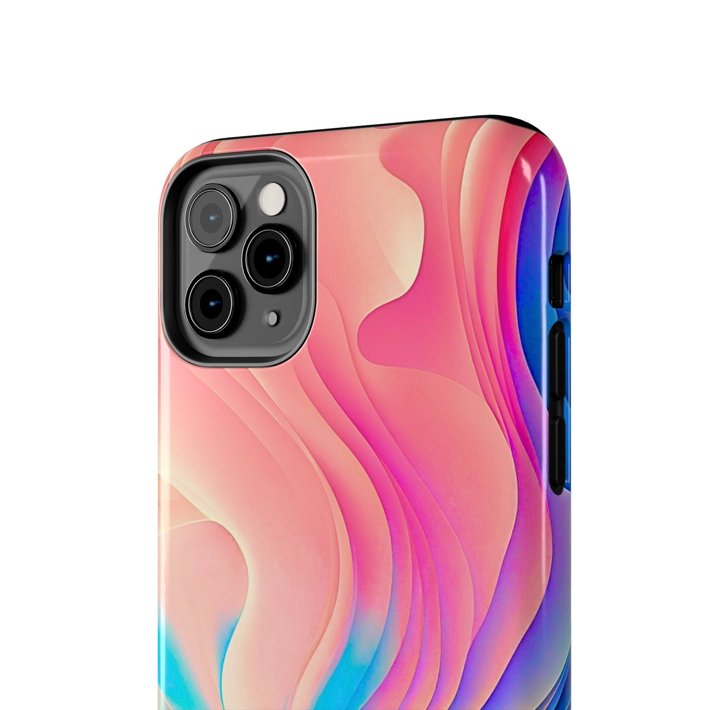 Abstract Pastel Waves Tough Phone Case | Aesthetic