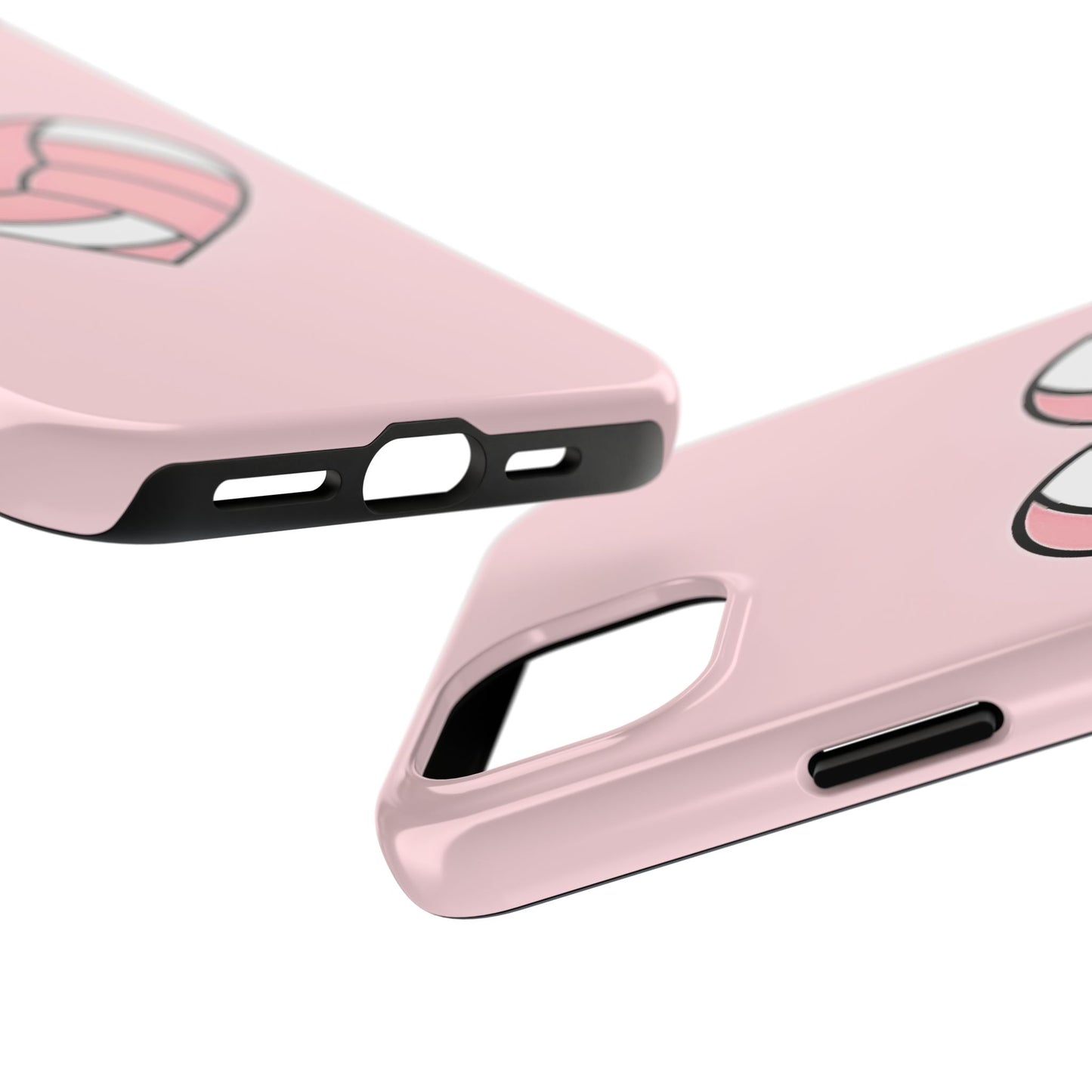 Pink Volleyball Heart Tough Phone Case | Aesthetic