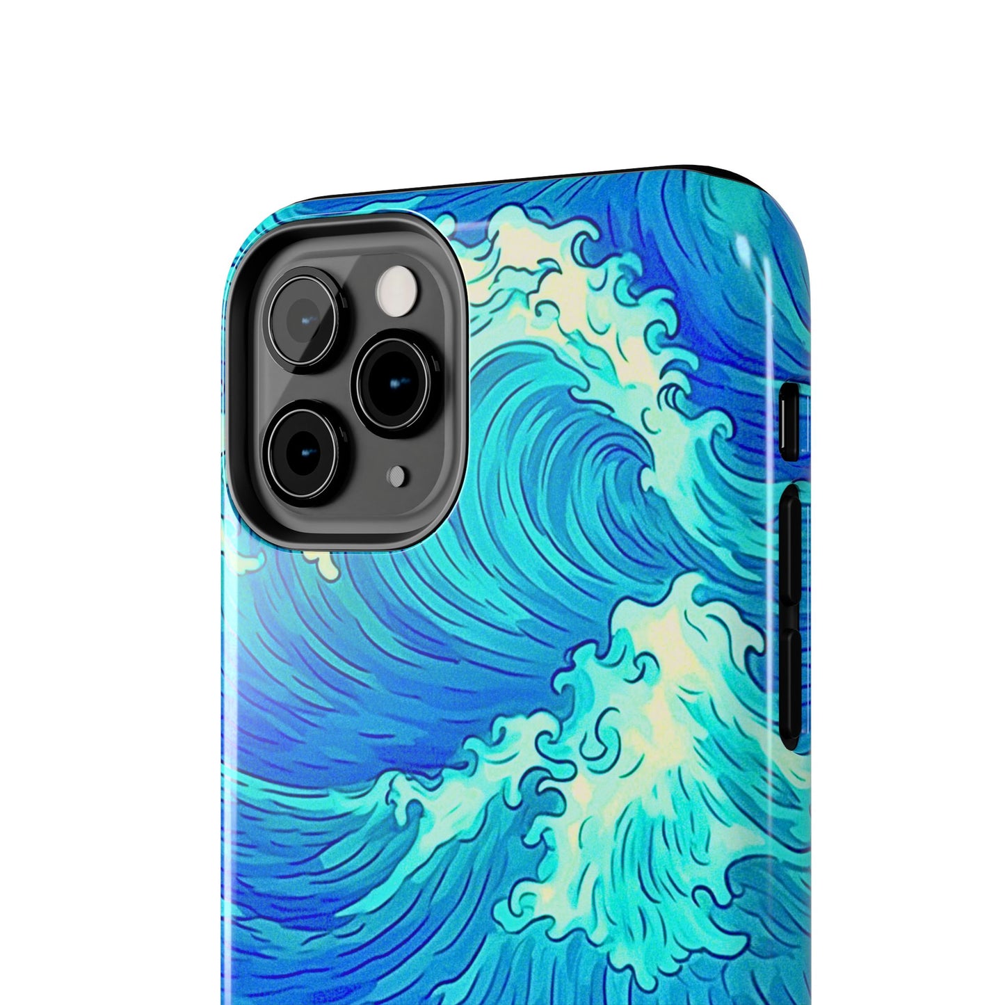 Cool Water Wave Style Tough Phone Case | Aesthetic