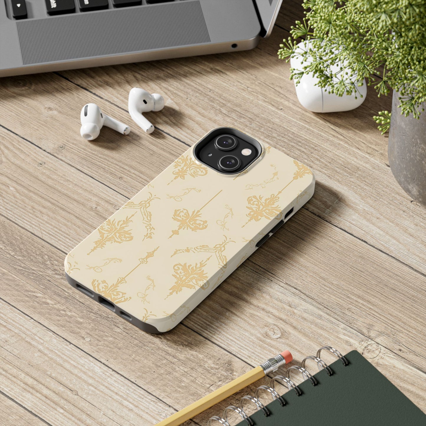 Vintage Classic Ornament Pattern Tough Phone Case | Aesthetic