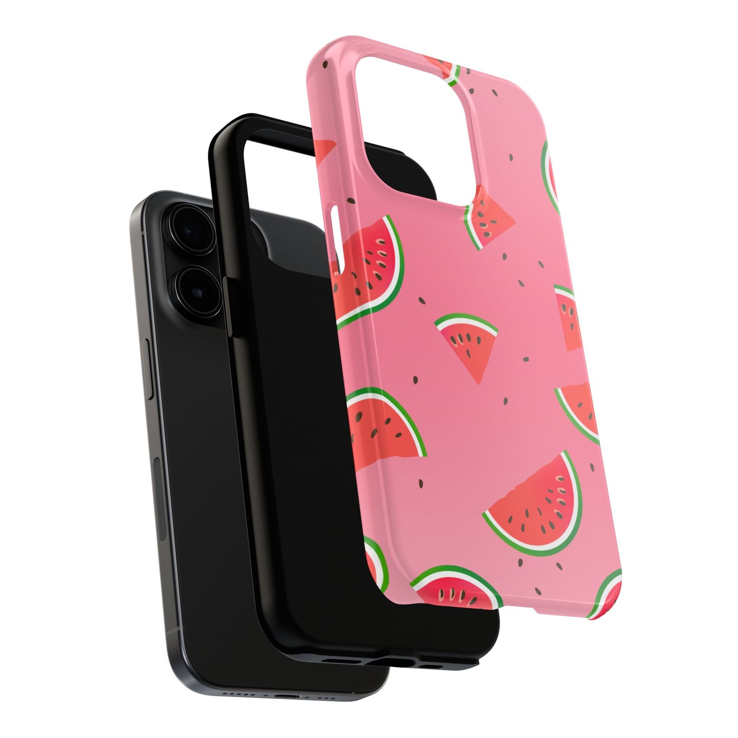 Pink and Red Gradient Watermelon Tough Phone Case | Food