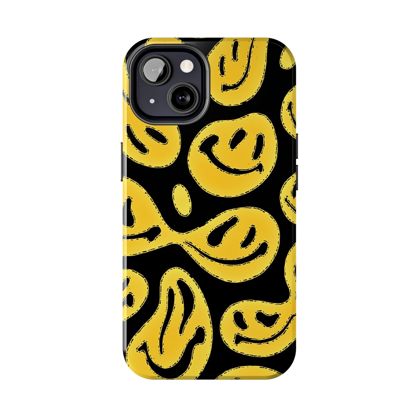 Colorful Trippy Smiley Face (Version 1) Tough Phone Case | Aesthetic
