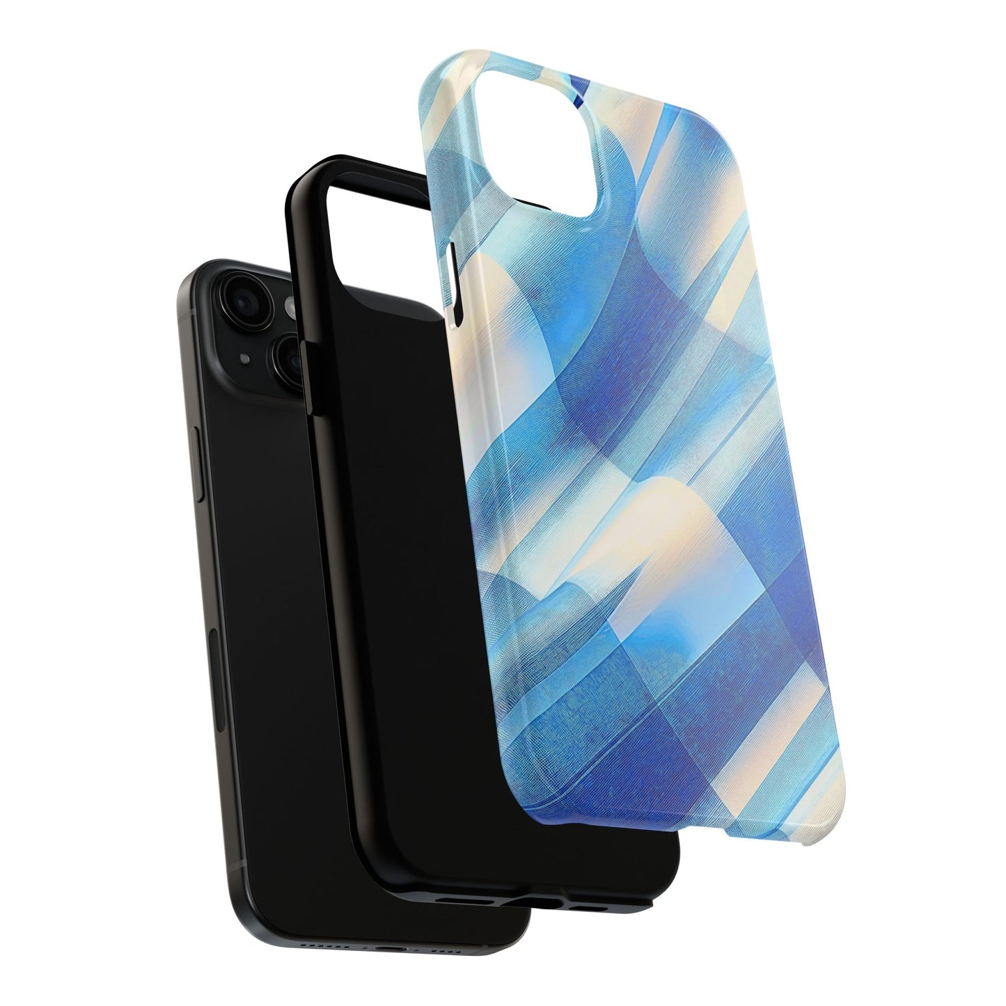Pastel Plaid Pattern Clean Tough Phone Case | Aesthetic