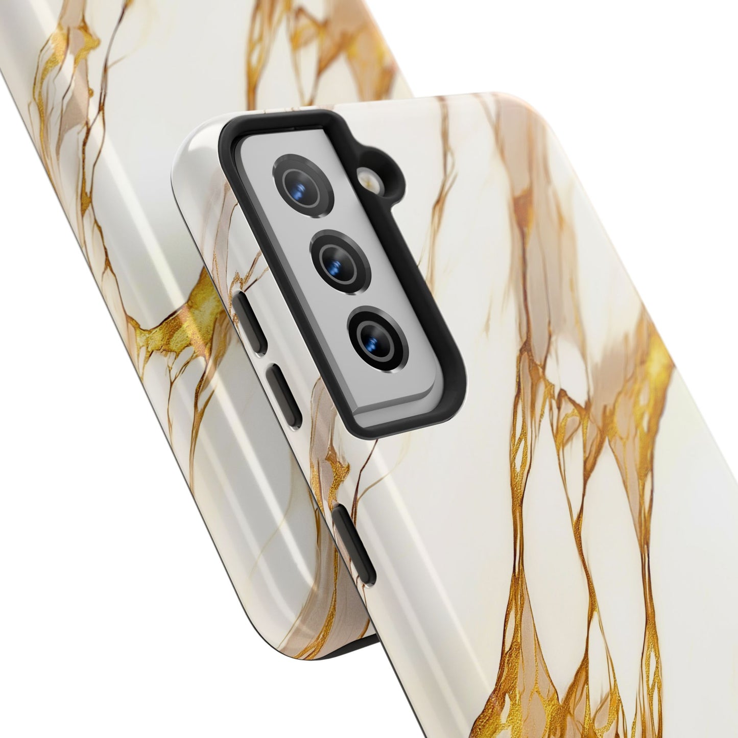 Luxury Marble Gold Vein Texture Pattern Style Tough Phone Case/Cover | Aesthetic
