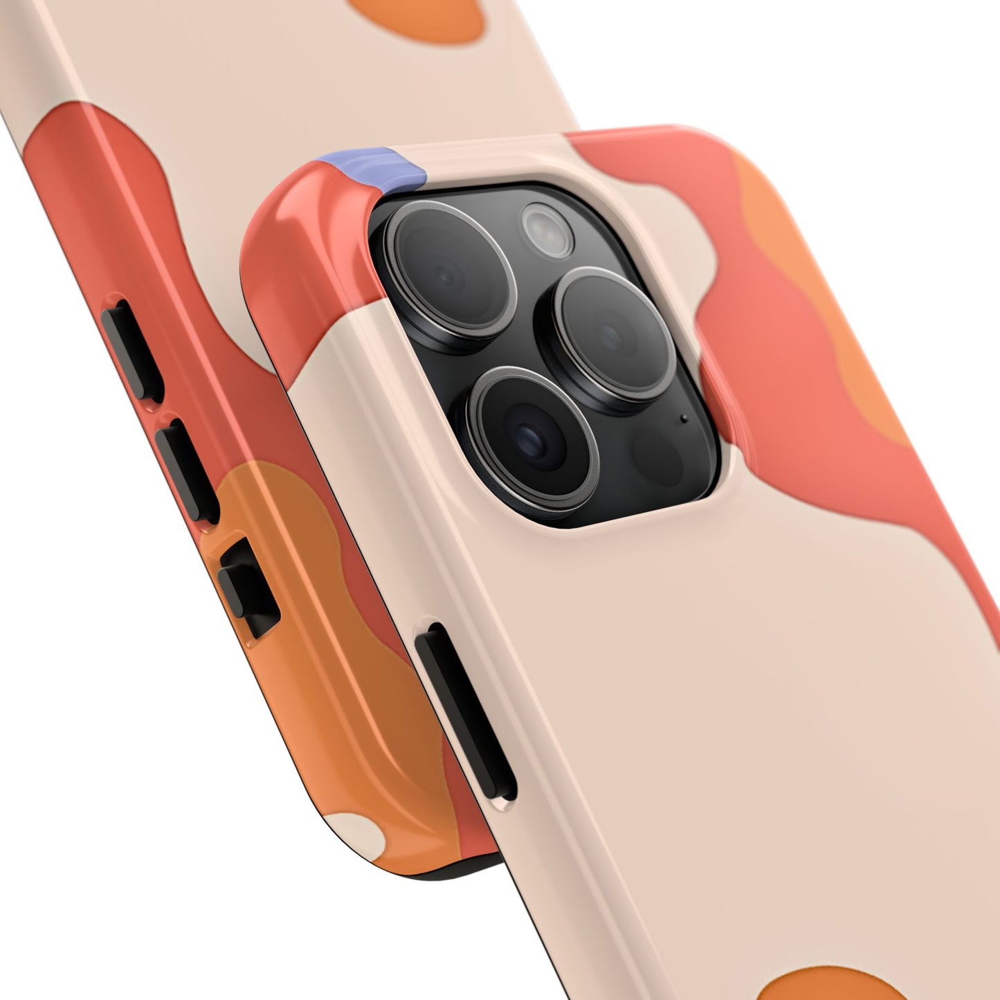 Funda resistente para teléfono con diseño de pastel líquido de verano | Estética