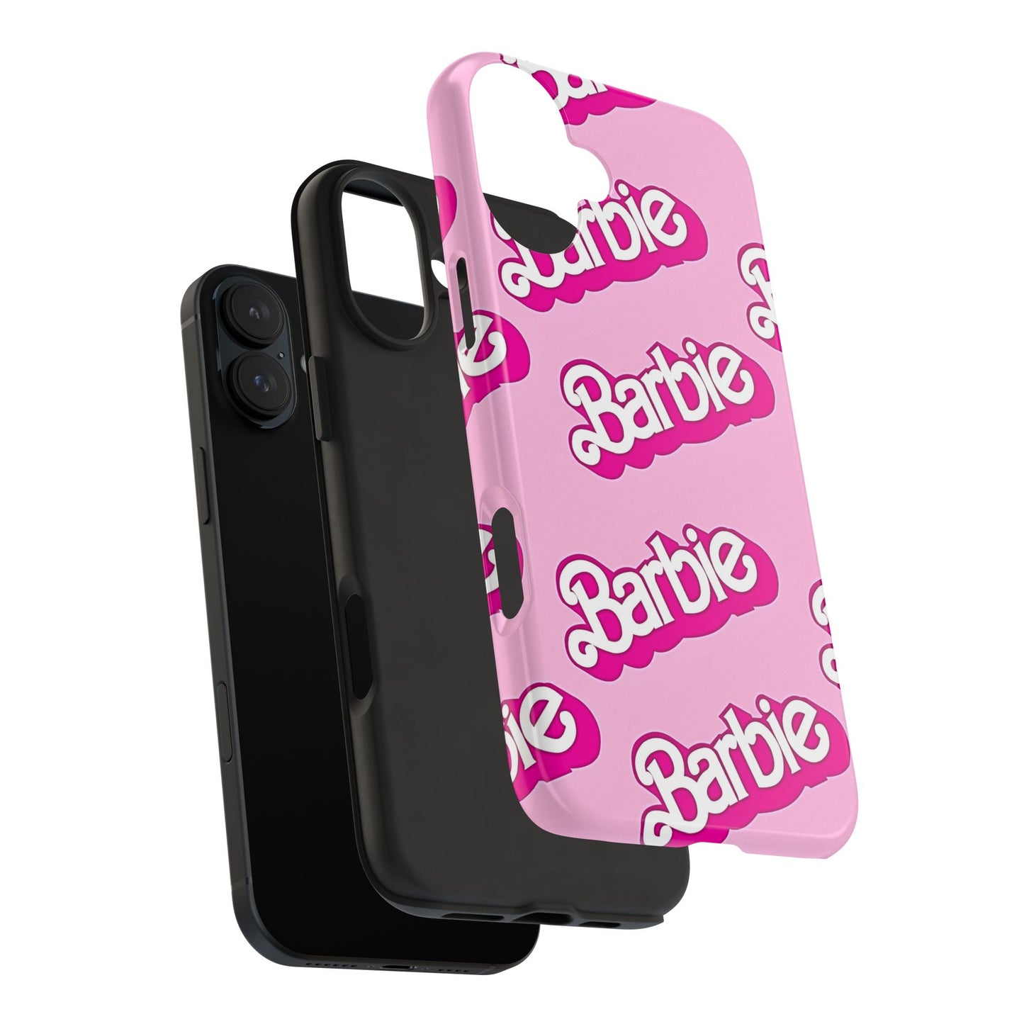 Retro Style Barbie Logo Pattern Tough Phone Case/Cover | Aesthetic