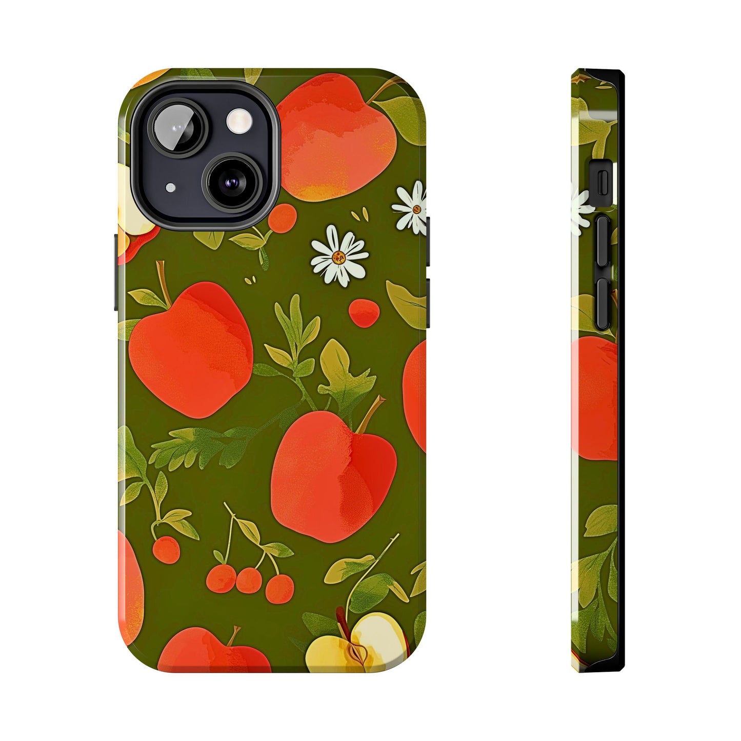 Apple & Berry Garden Pattern Style Tough Phone Case/Cover | Aesthetic