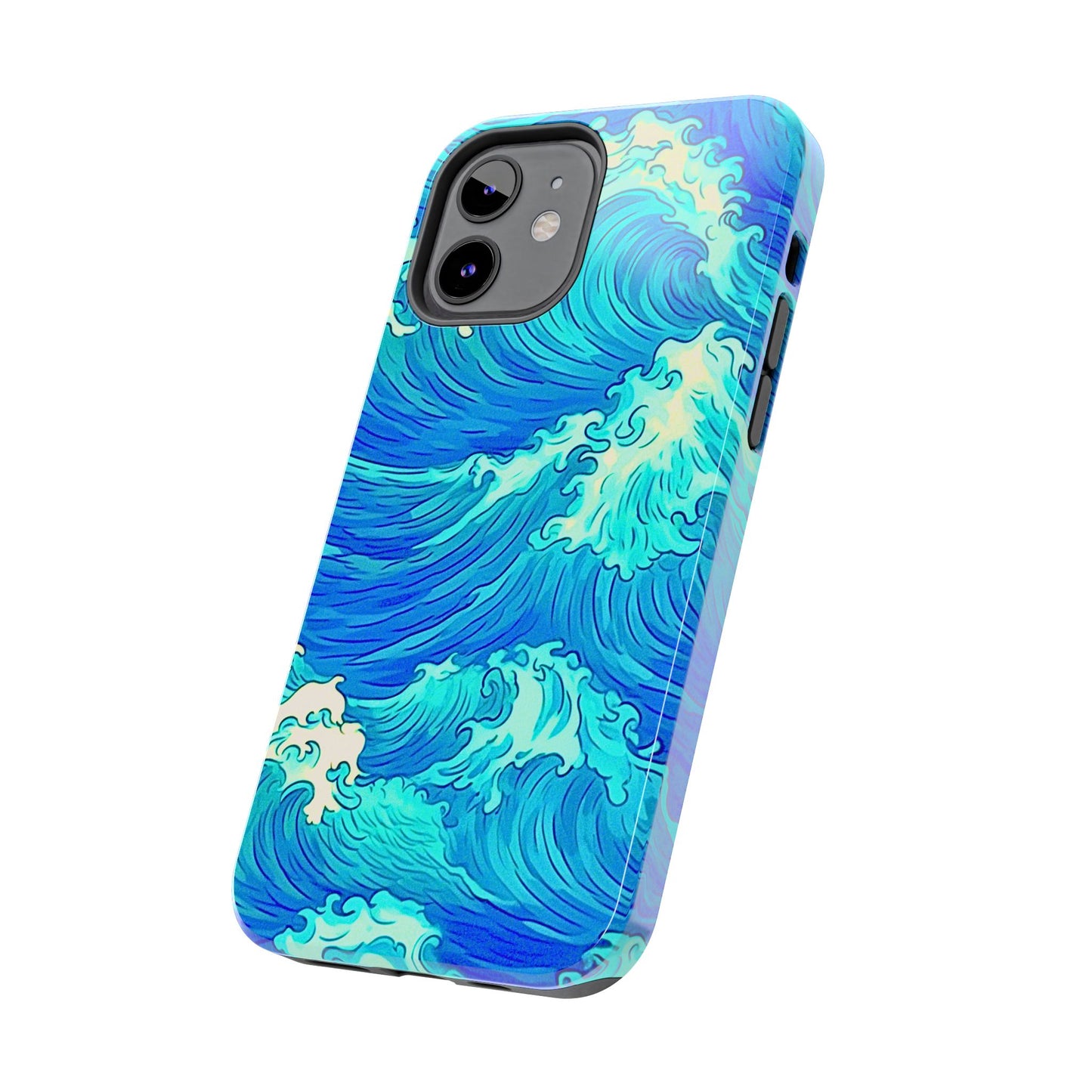 Cool Water Wave Style Tough Phone Case | Aesthetic
