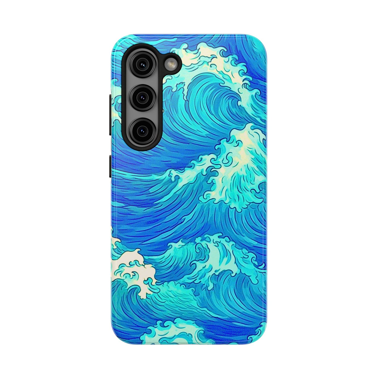 Cool Water Wave Style Tough Phone Case | Aesthetic
