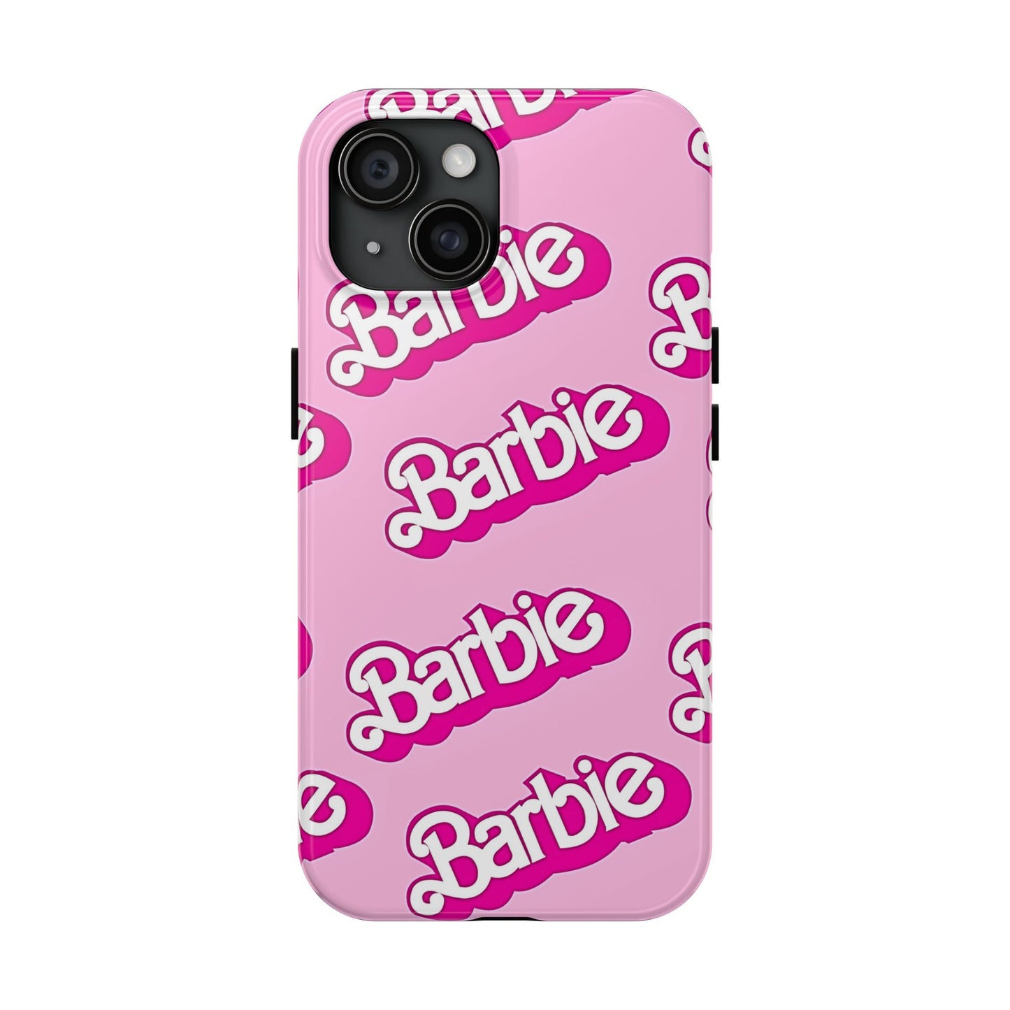 Retro Style Barbie Logo Pattern Tough Phone Case/Cover | Aesthetic
