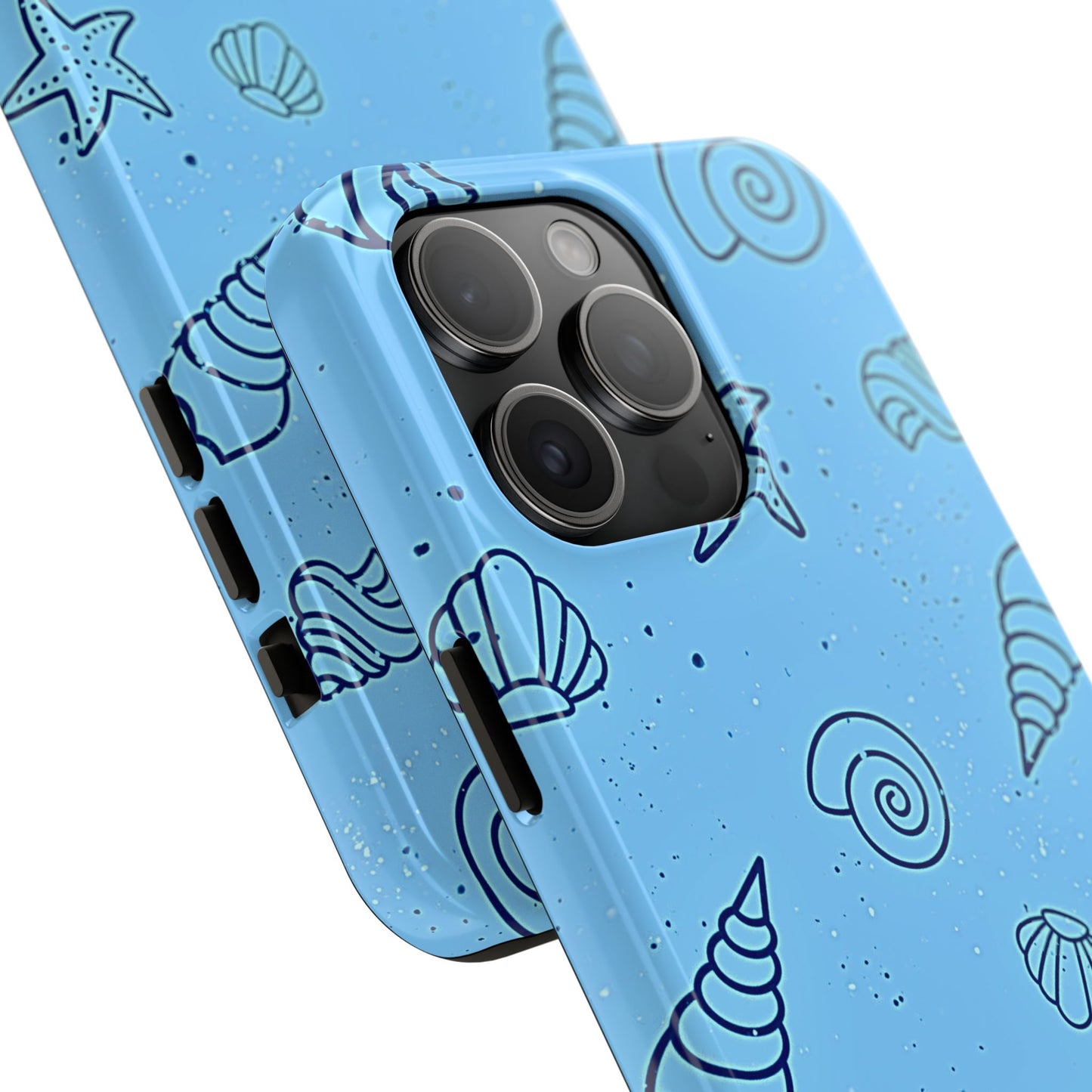 Funda resistente para teléfono Shells azul claro | Estética
