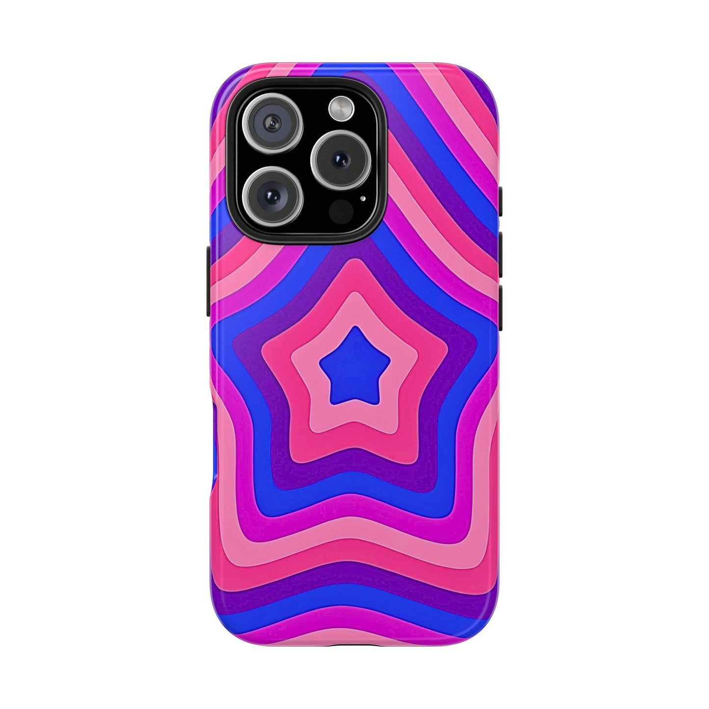 Funda resistente para teléfono con diseño de estrella retro | Estética