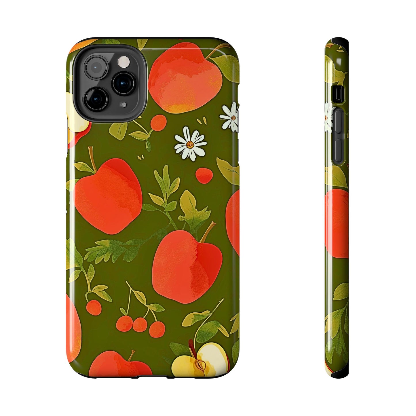 Apple & Berry Garden Pattern Style Tough Phone Case/Cover | Aesthetic