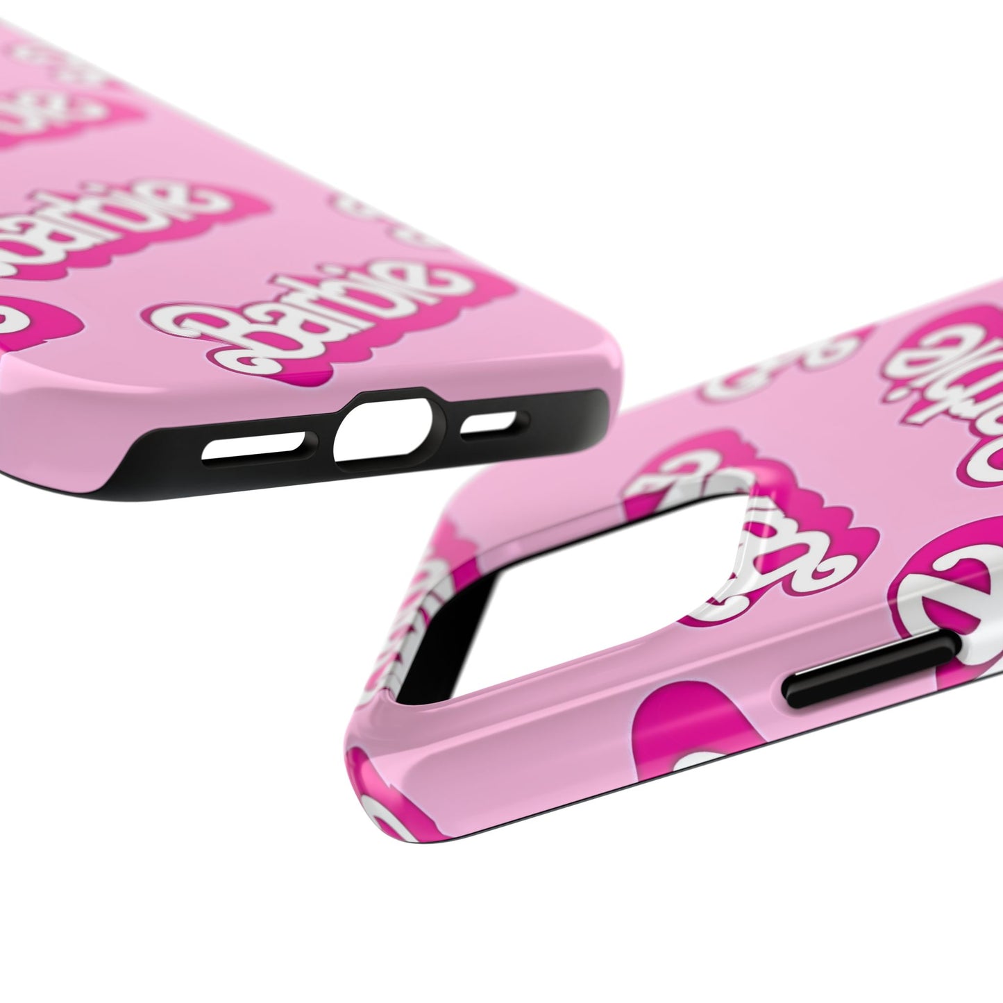 Retro Style Barbie Logo Pattern Tough Phone Case/Cover | Aesthetic