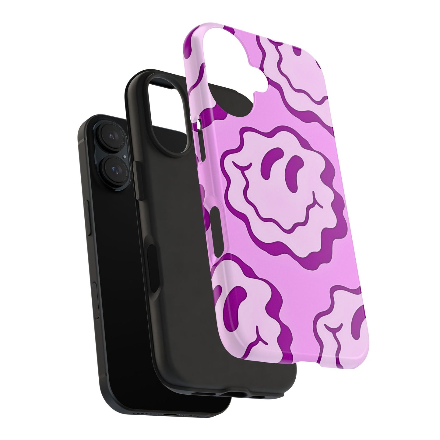 Waving Smile Preppy Pinky Tough Phone Case | Aesthetic