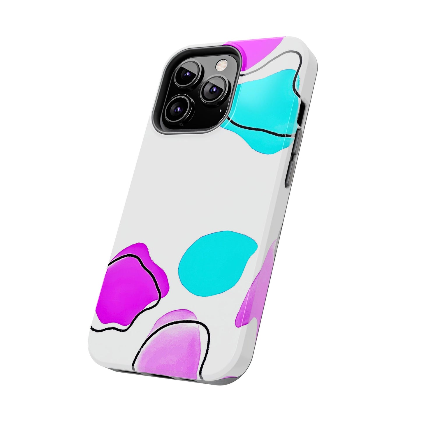 Abstract Shapes Preppy Pastel Style (Version 2) Tough Phone Case | Aesthetic