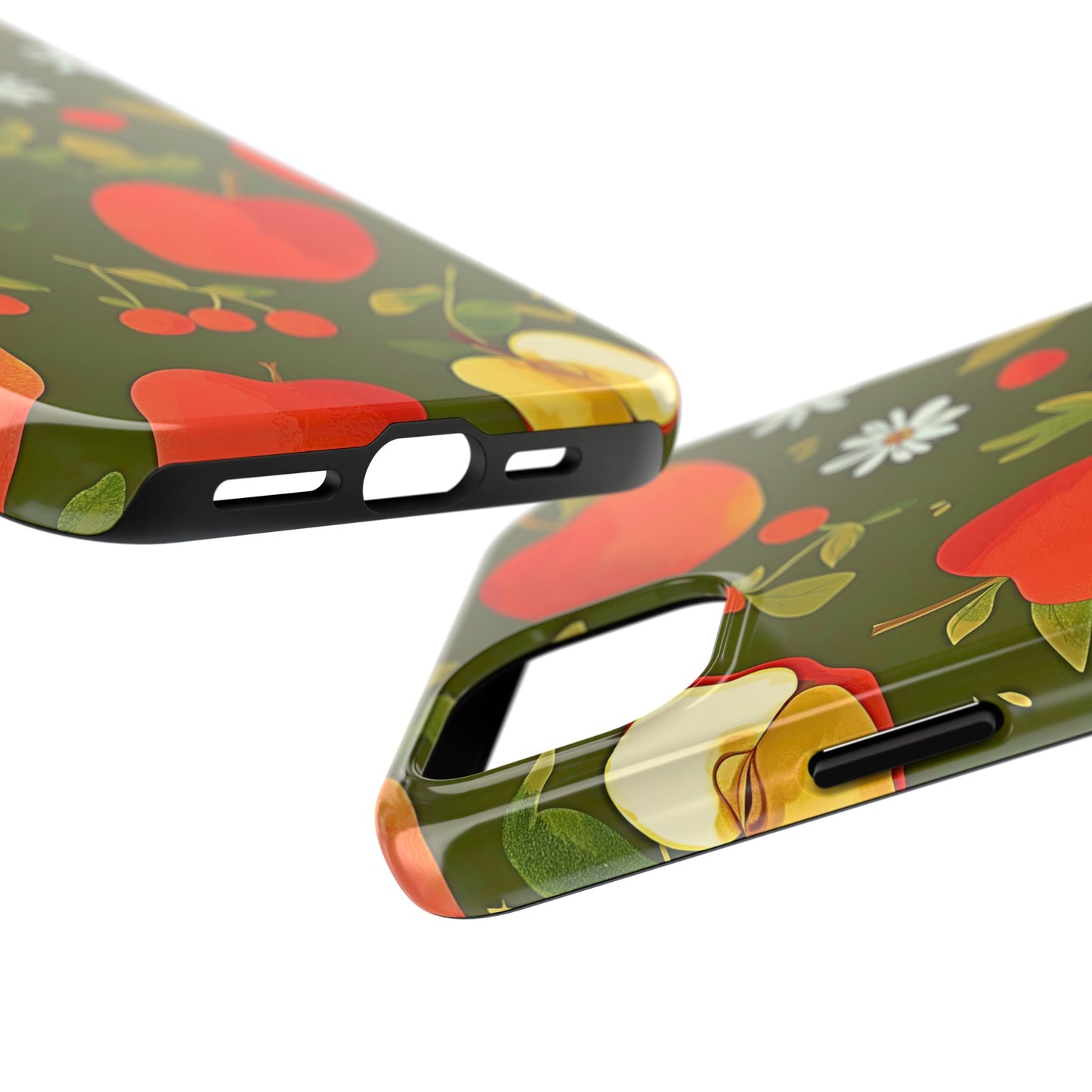 Apple & Berry Garden Pattern Style Tough Phone Case/Cover | Aesthetic