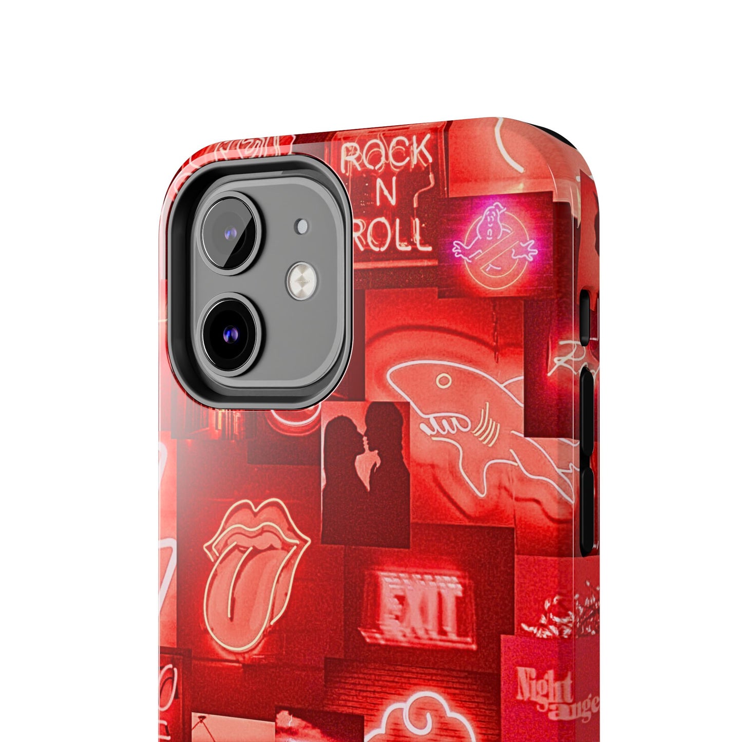 Red Neon Style Tough Phone Case | Aesthetic