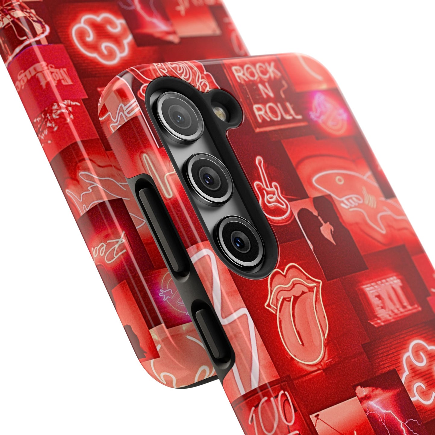 Red Neon Style Tough Phone Case | Aesthetic