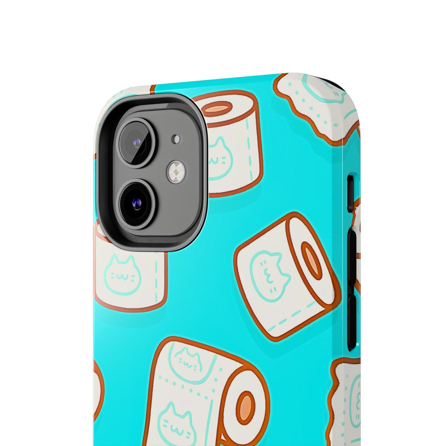Funda resistente para teléfono con estampado de papel higiénico kawaii | Estética