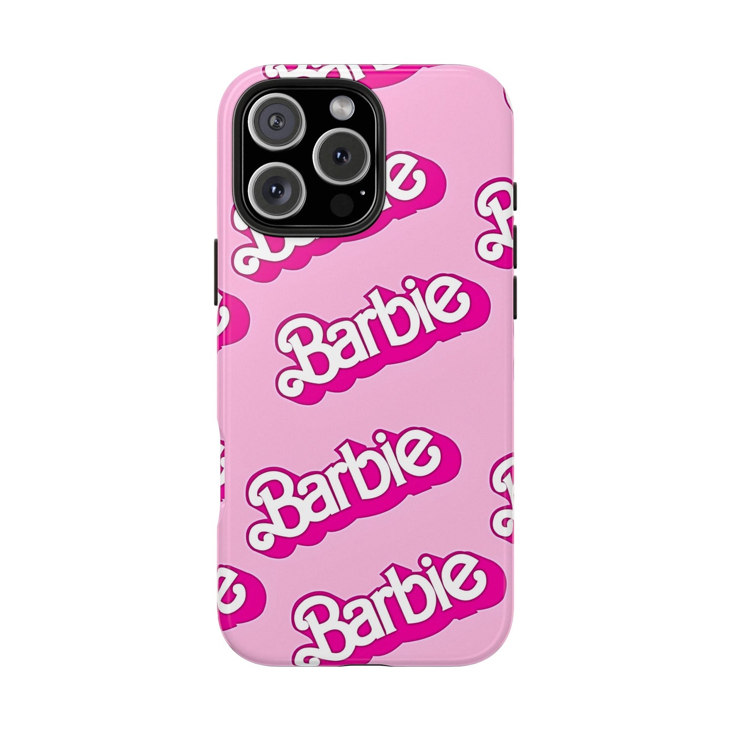 Retro Style Barbie Logo Pattern Tough Phone Case/Cover | Aesthetic