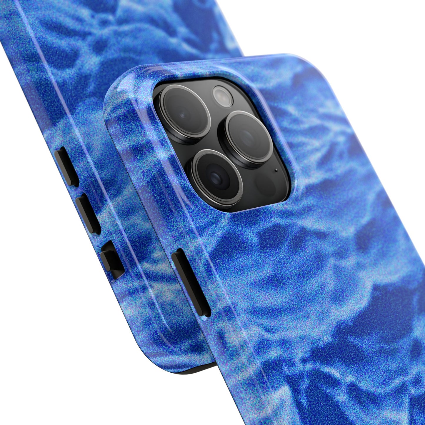 Blurred Ocean Waves Dark Blue Tough Phone Case | Aesthetic