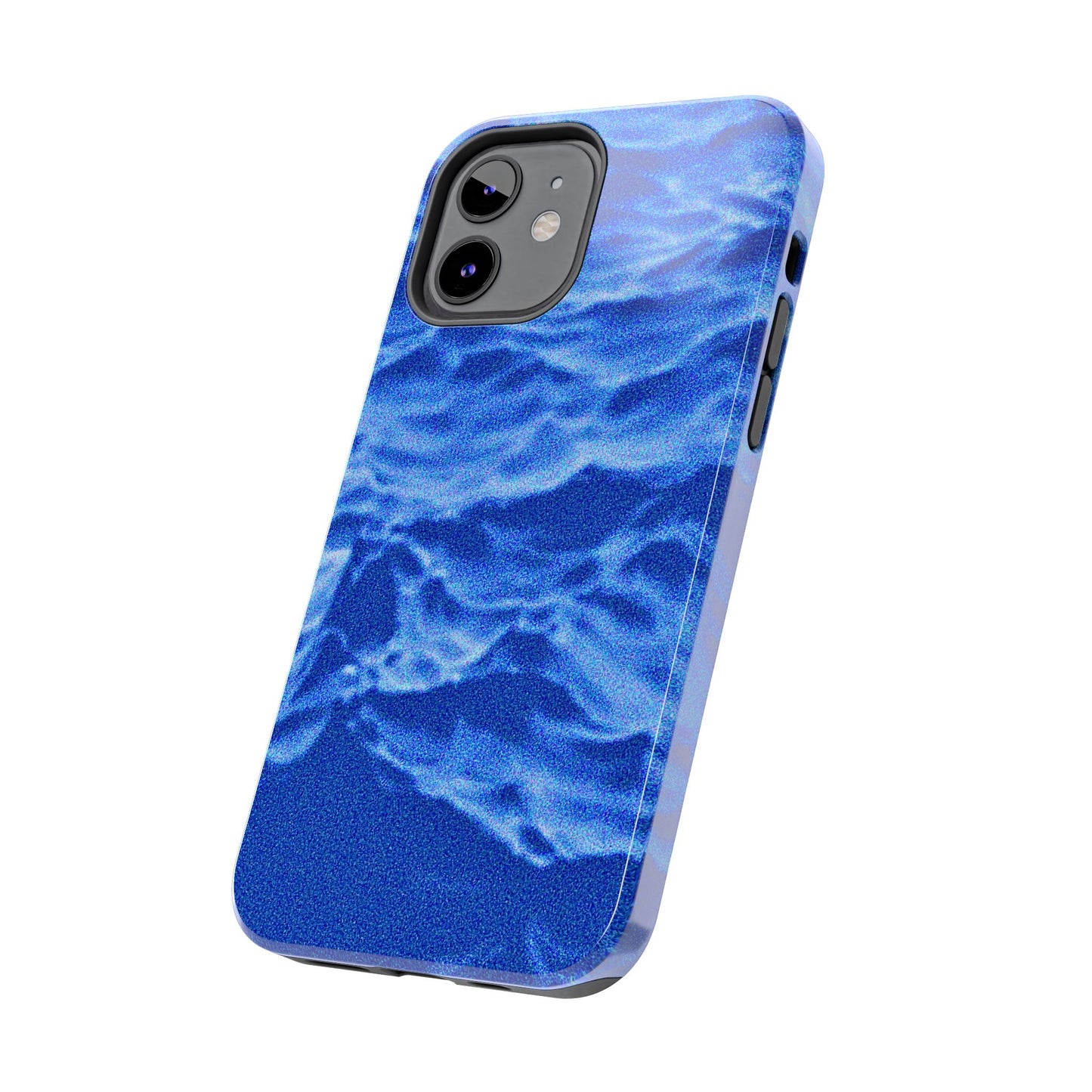 Blurred Ocean Waves Dark Blue Tough Phone Case | Aesthetic
