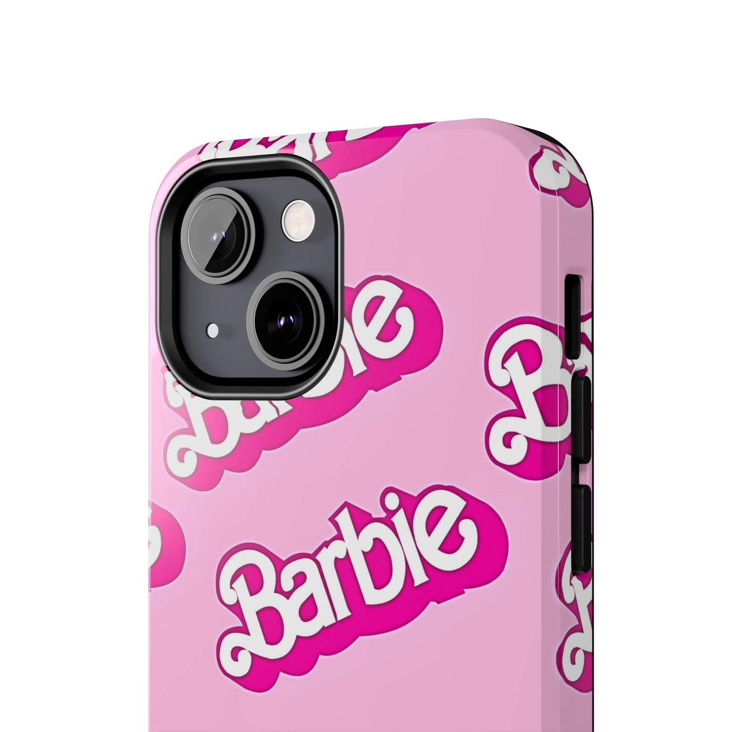 Retro Style Barbie Logo Pattern Tough Phone Case/Cover | Aesthetic