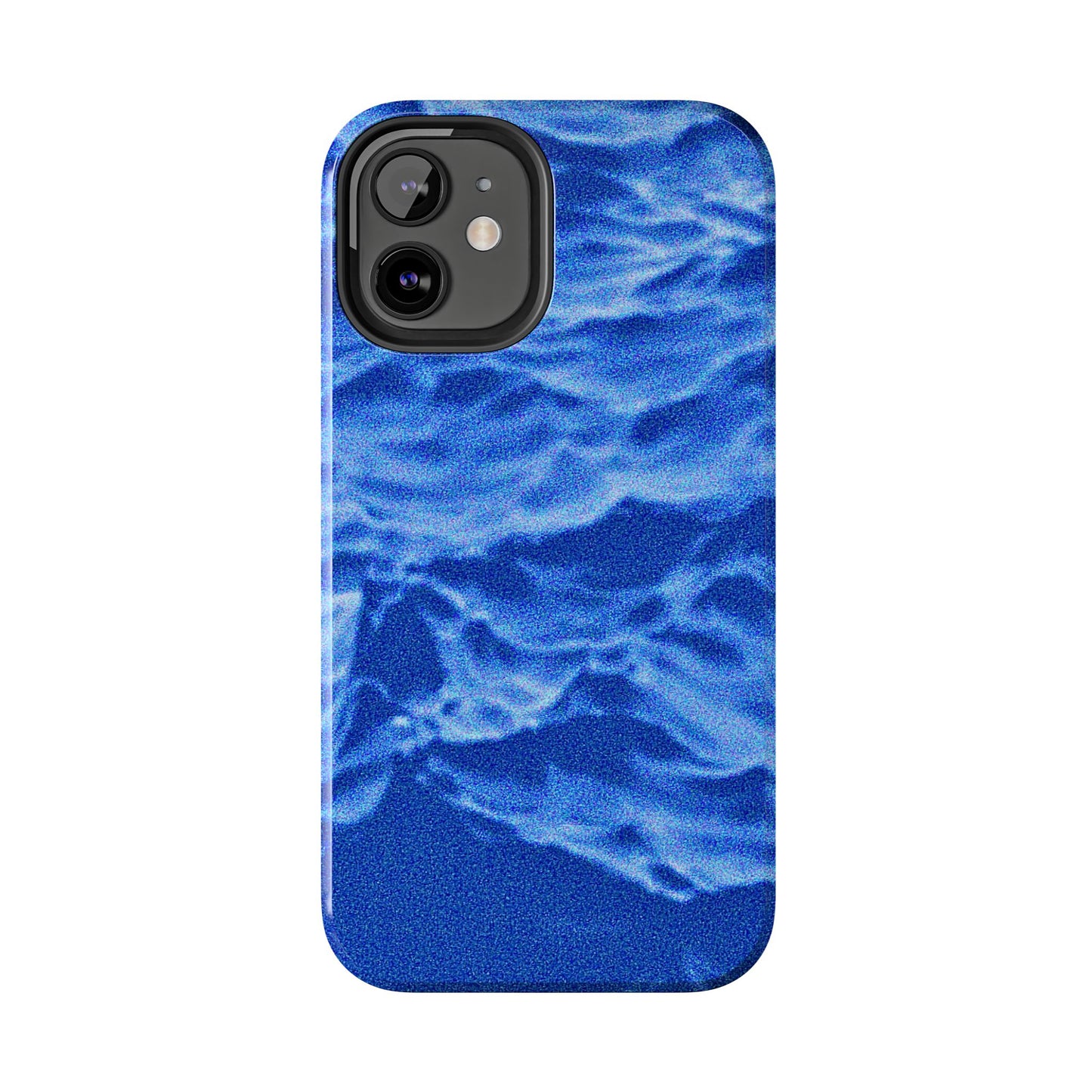Blurred Ocean Waves Dark Blue Tough Phone Case | Aesthetic