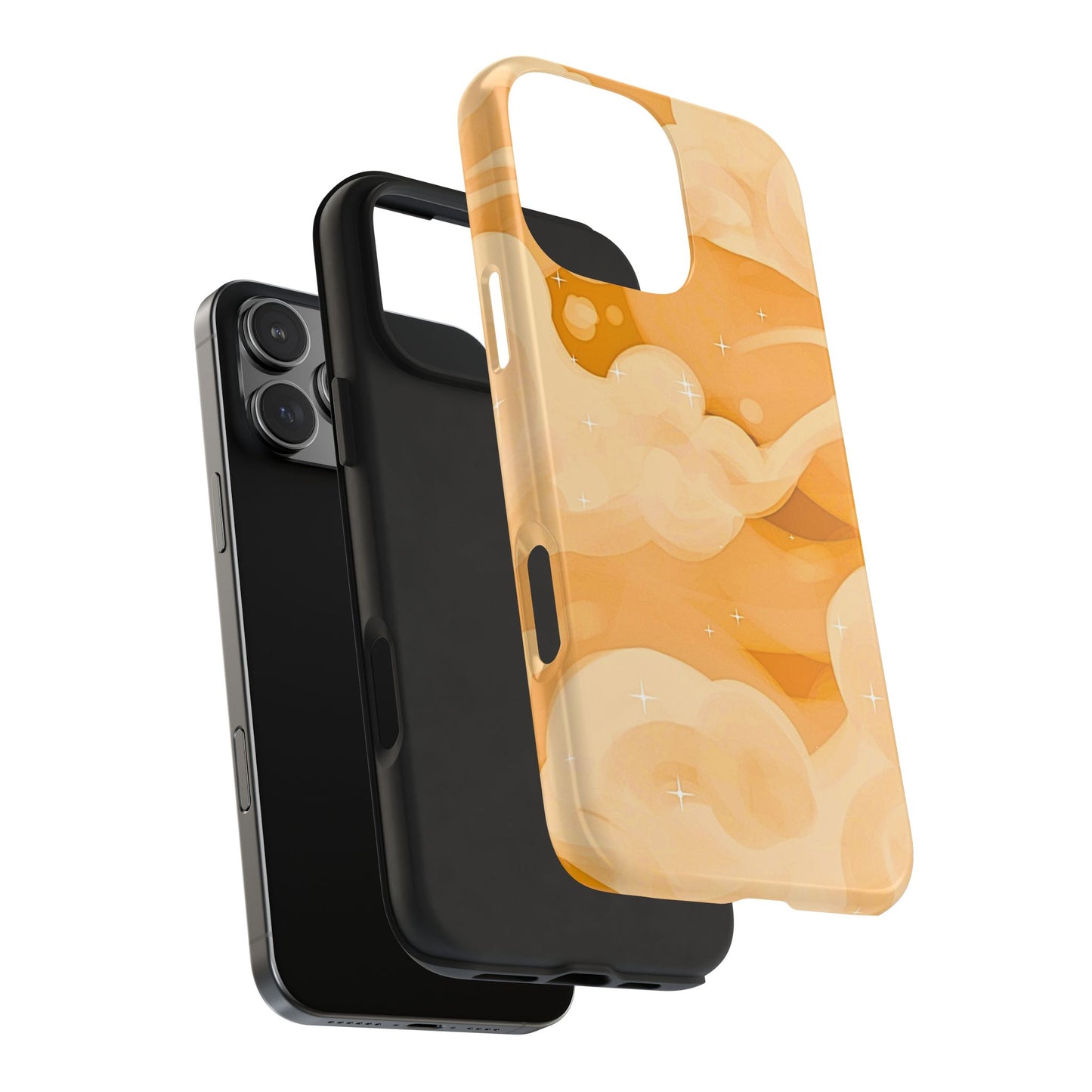Colored Clouds Style Tough Phone Case | Aesthetic