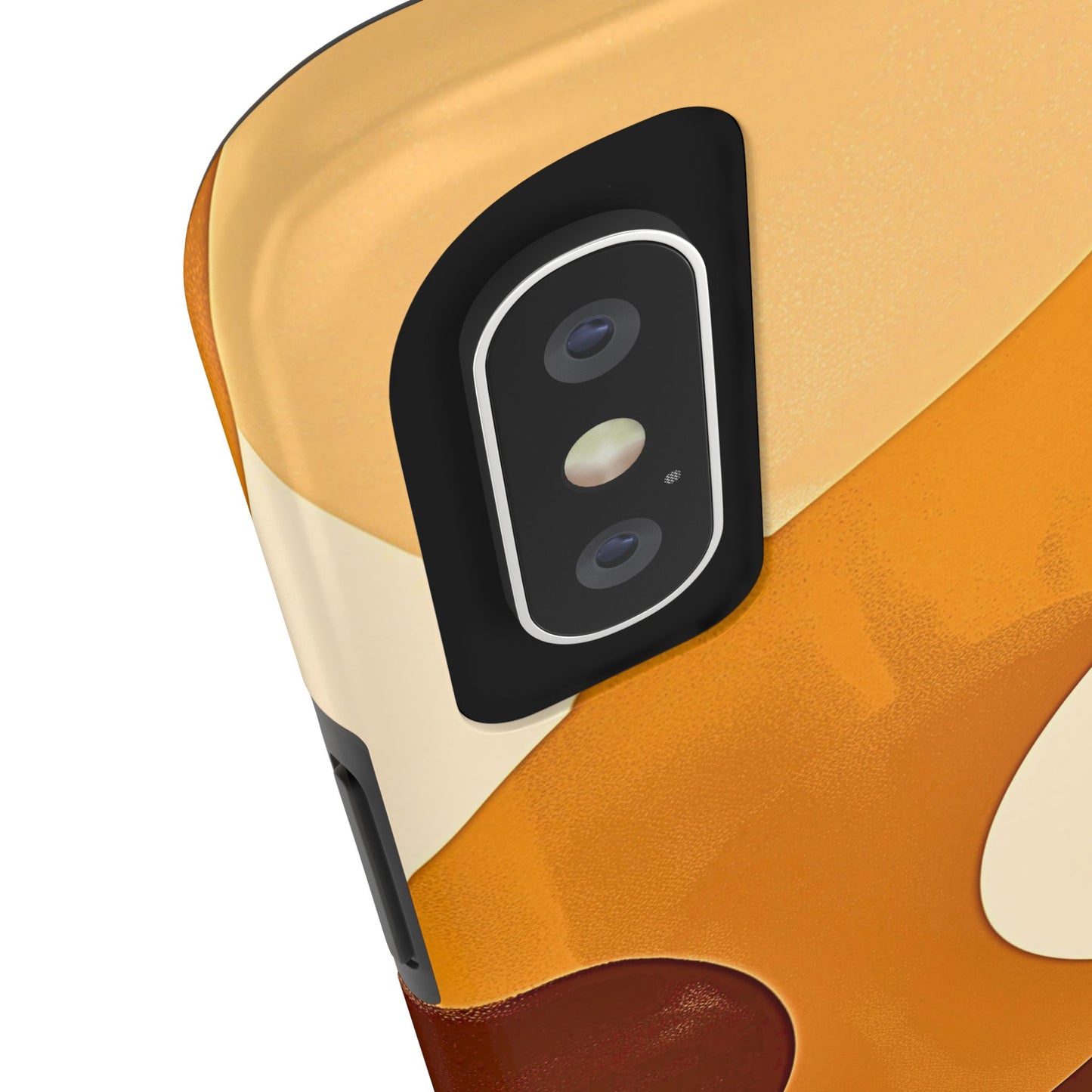 Funda/Cubierta resistente para teléfono con diseño en beige y marrón Earth Harmony | Estética
