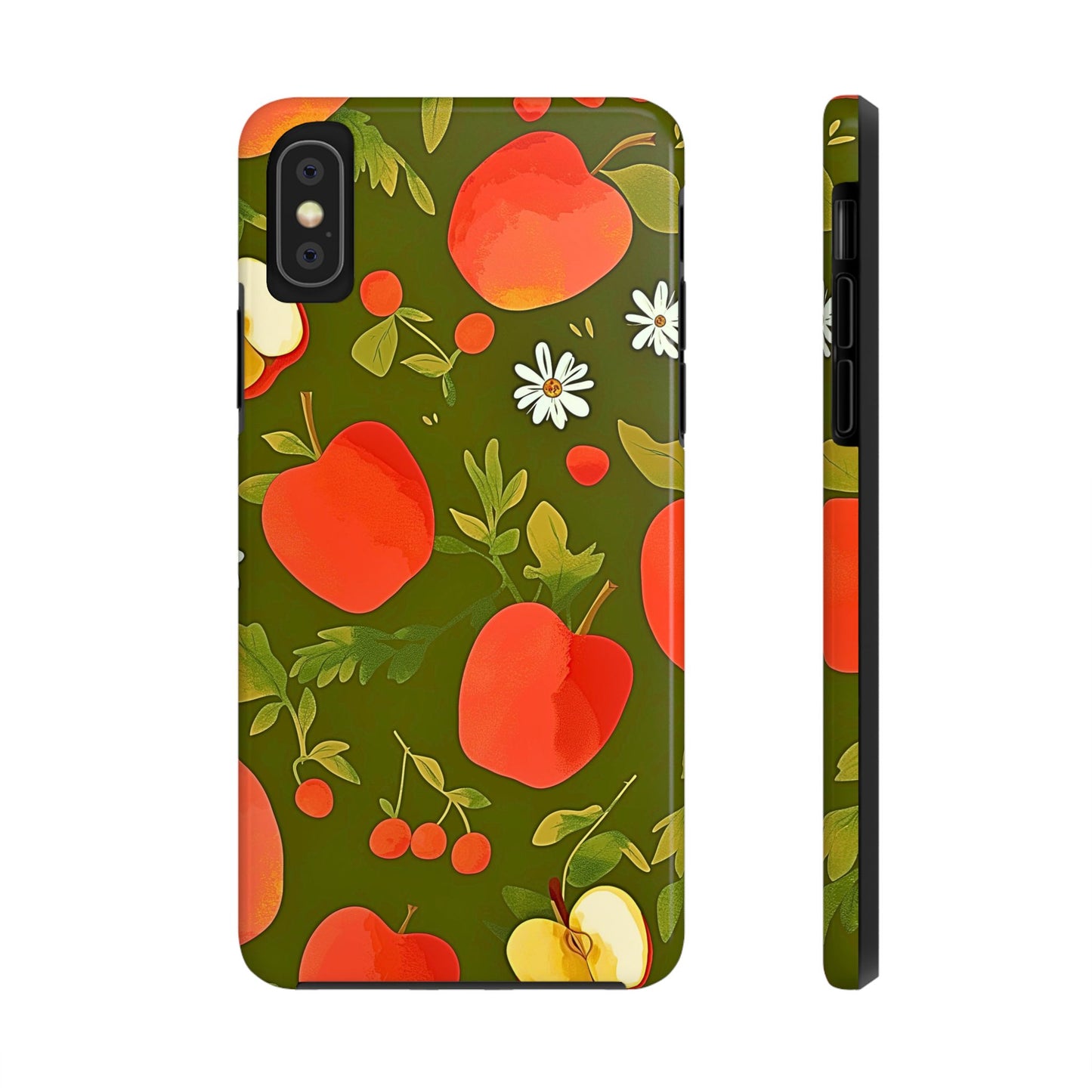 Apple & Berry Garden Pattern Style Tough Phone Case/Cover | Aesthetic