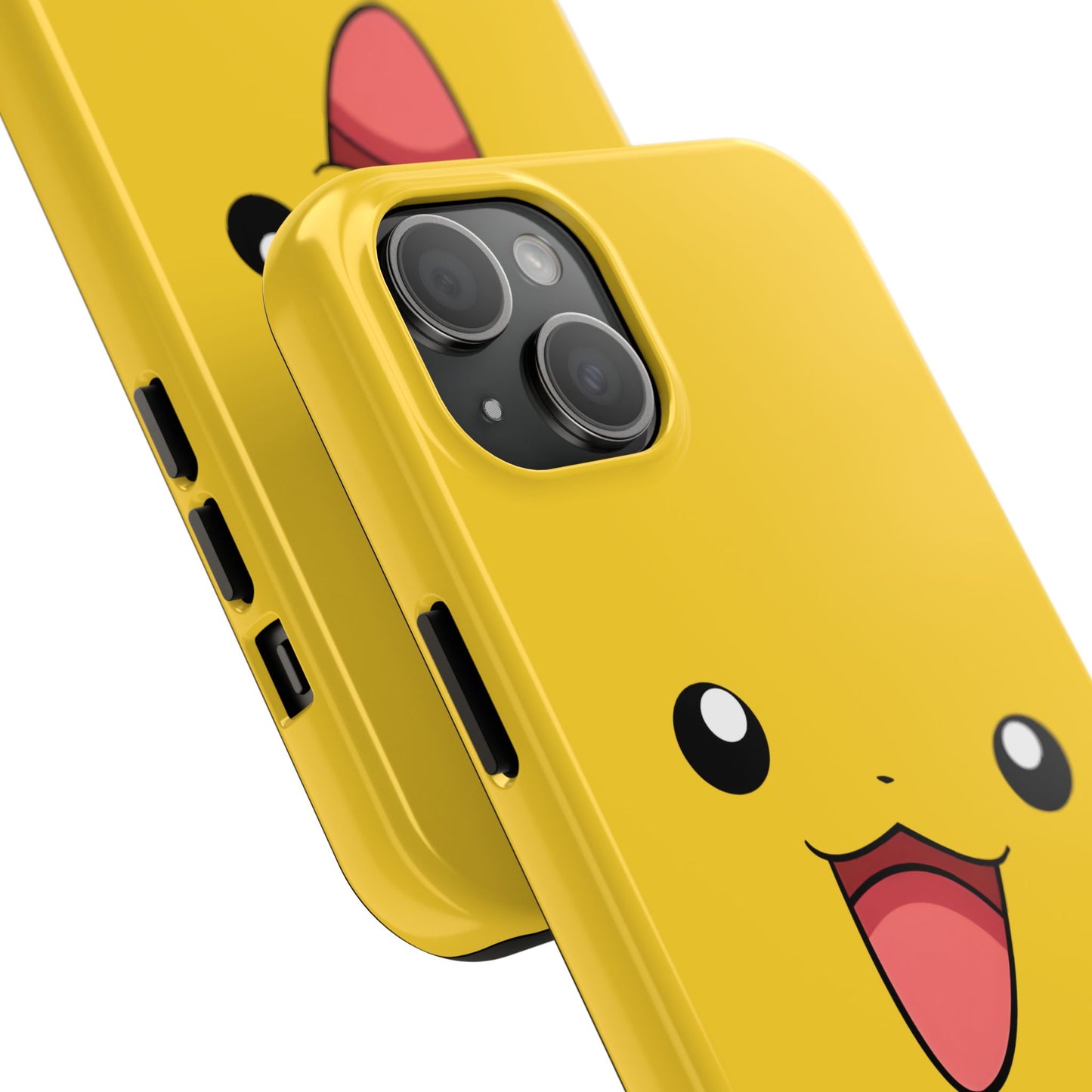 Electric Mouse Yellow Happy Face Minimal Design Tough Phone Case | Anime