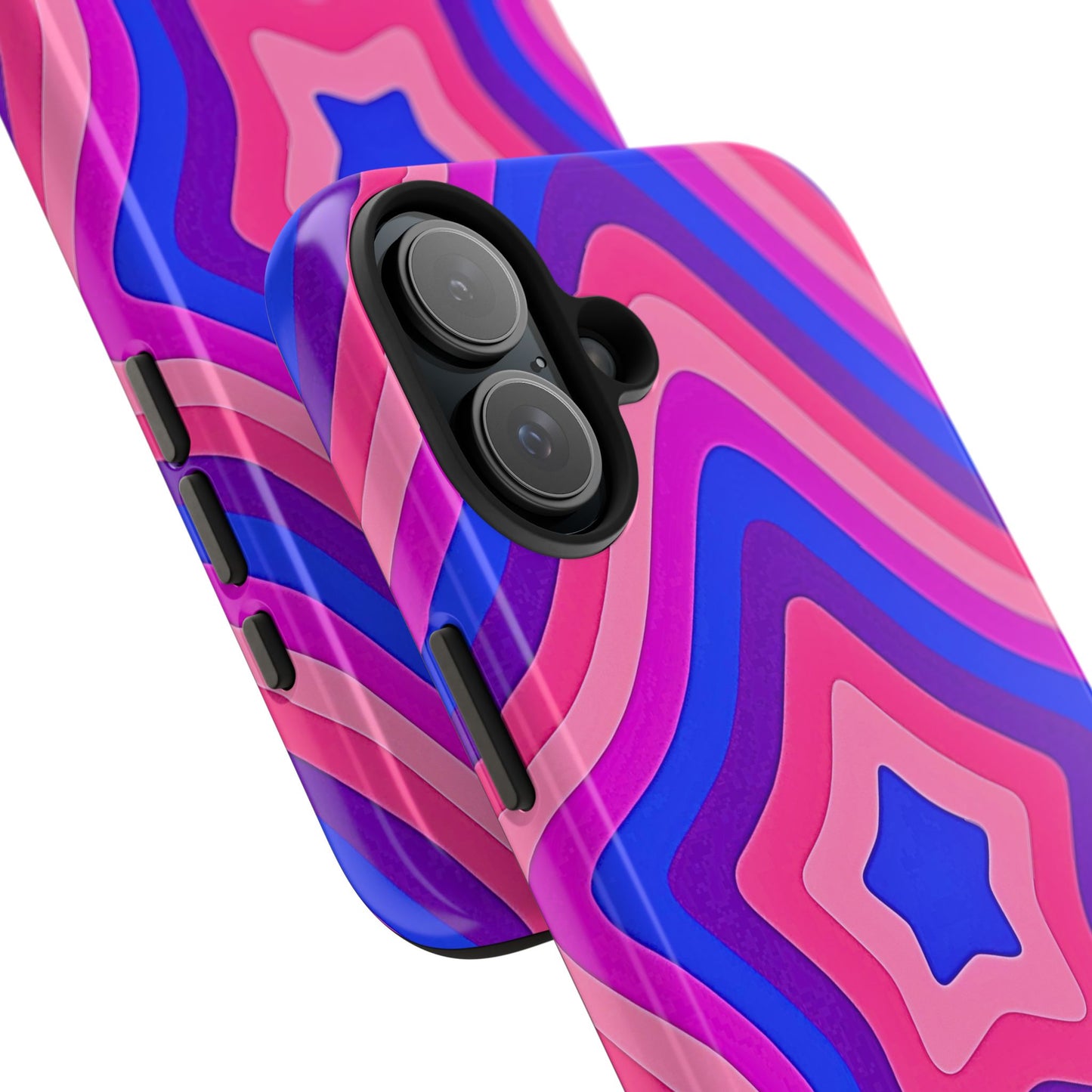 Funda resistente para teléfono con diseño de estrella retro | Estética