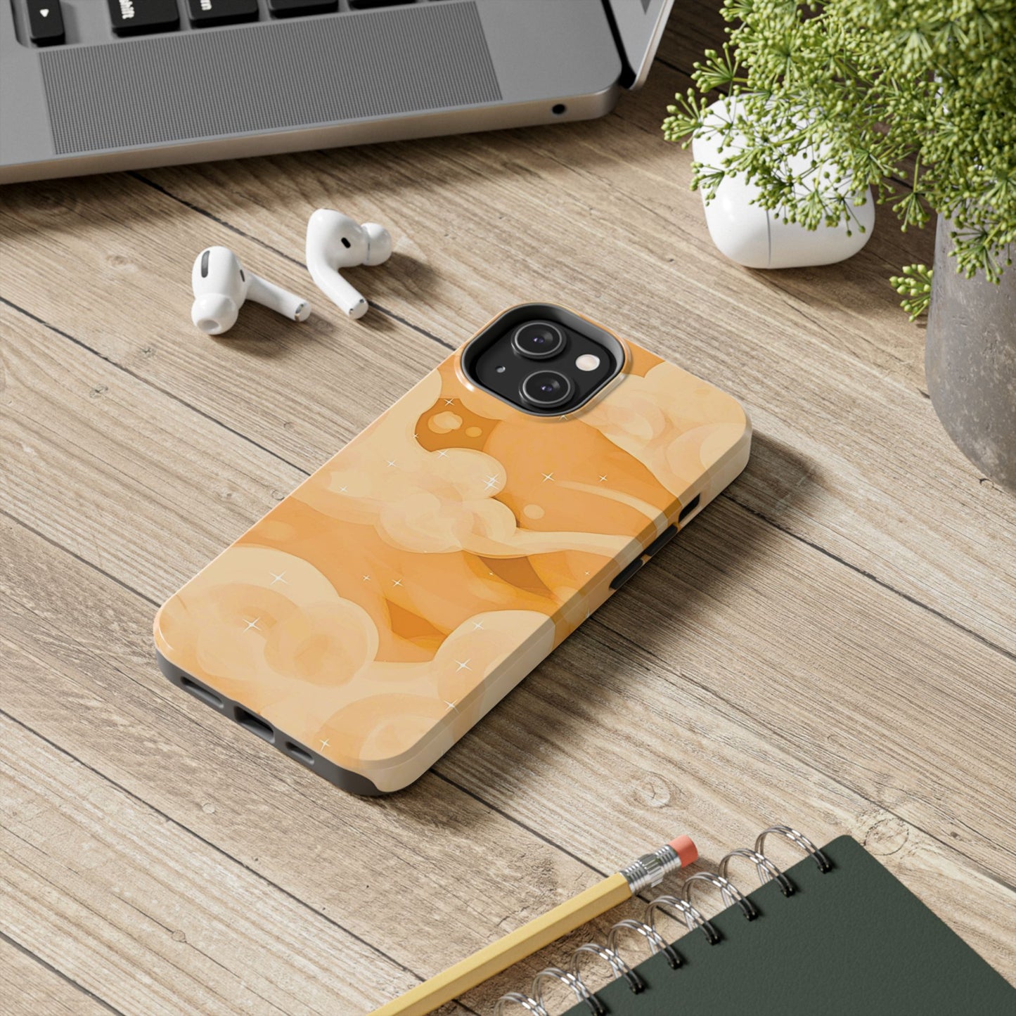 Colored Clouds Style Tough Phone Case | Aesthetic