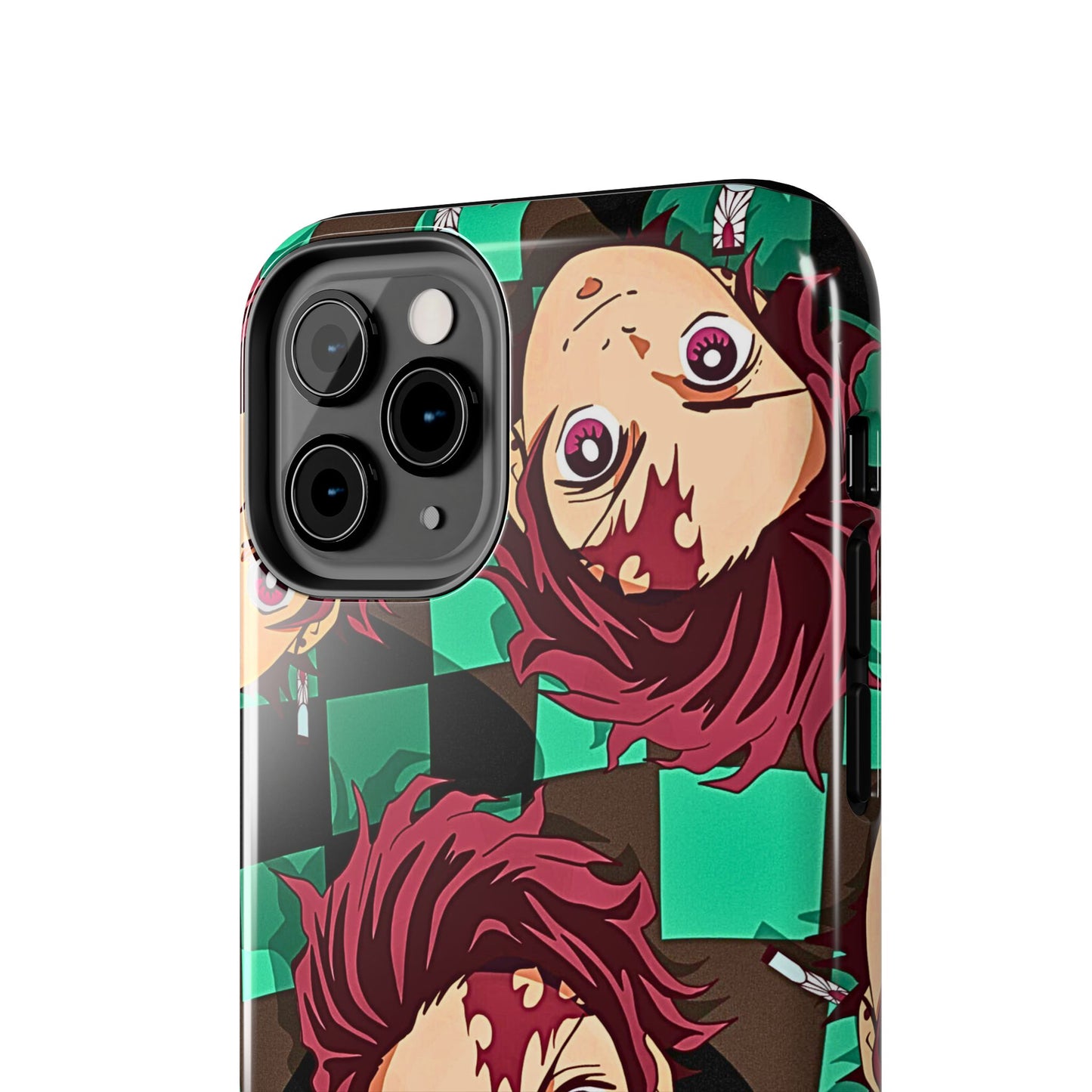 Tanjiro Kamado Head Pattern Tough Phone Case | Anime - Demon Slayer