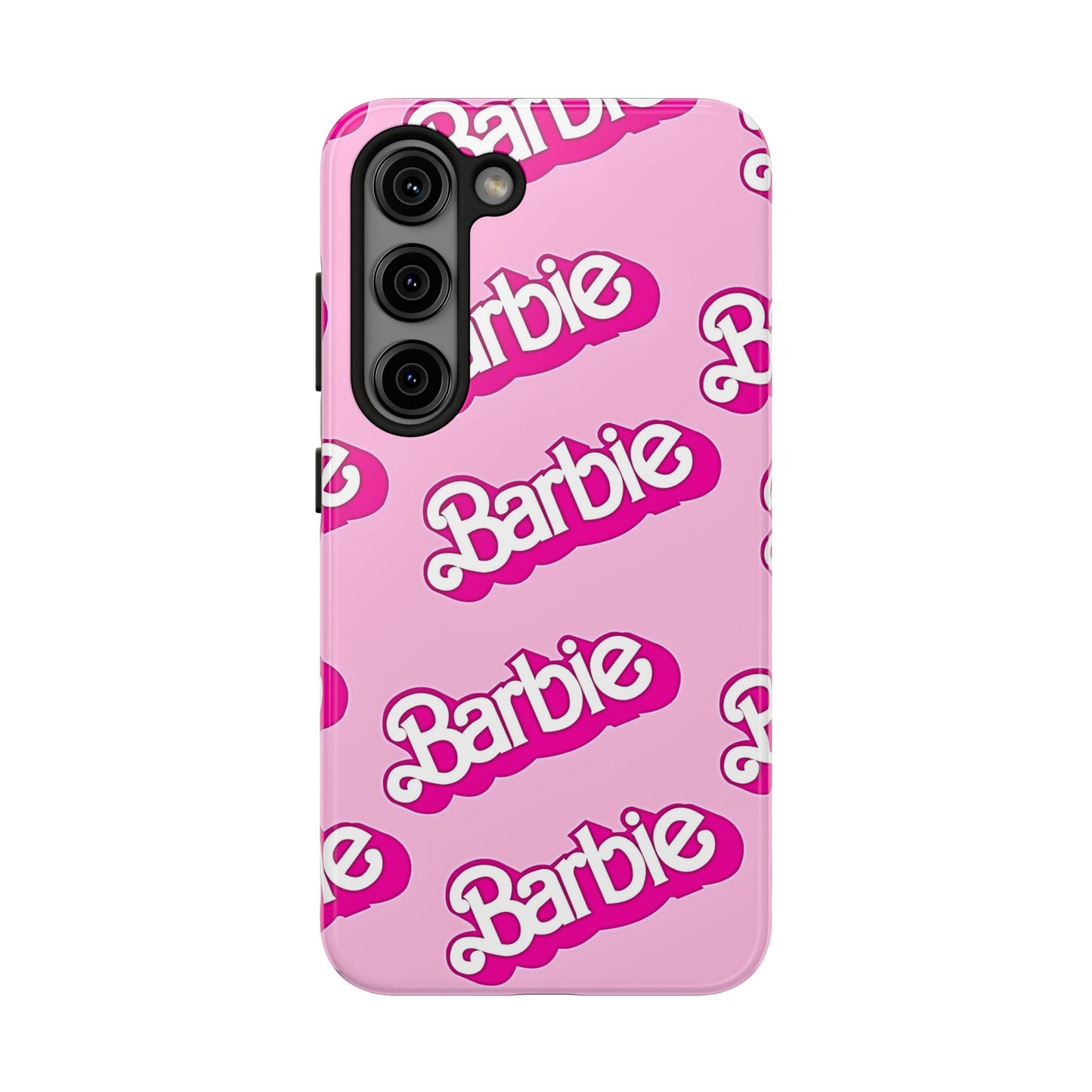 Retro Style Barbie Logo Pattern Tough Phone Case/Cover | Aesthetic