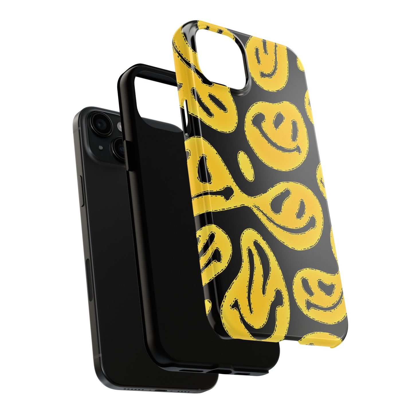 Colorful Trippy Smiley Face (Version 1) Tough Phone Case | Aesthetic