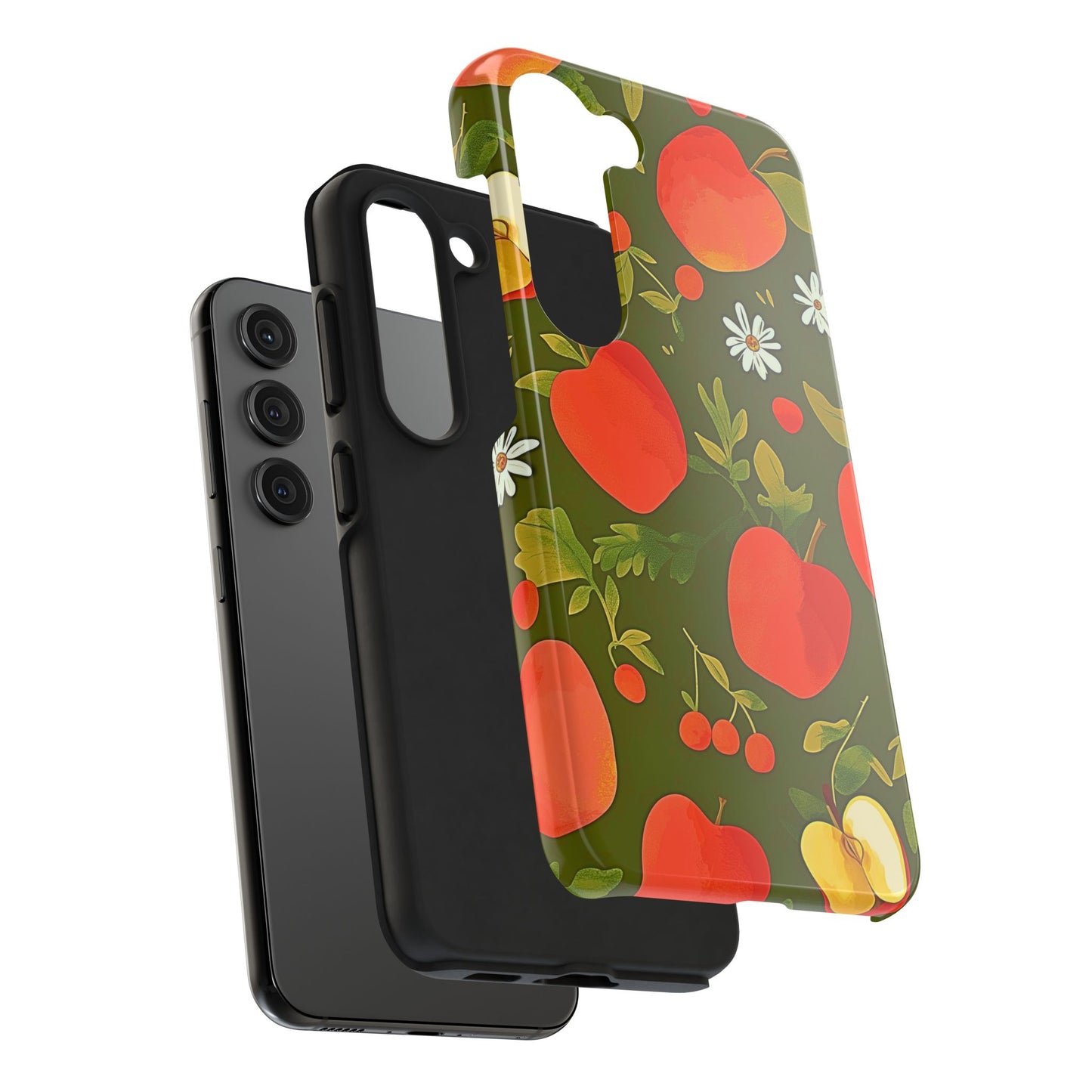 Apple & Berry Garden Pattern Style Tough Phone Case/Cover | Aesthetic