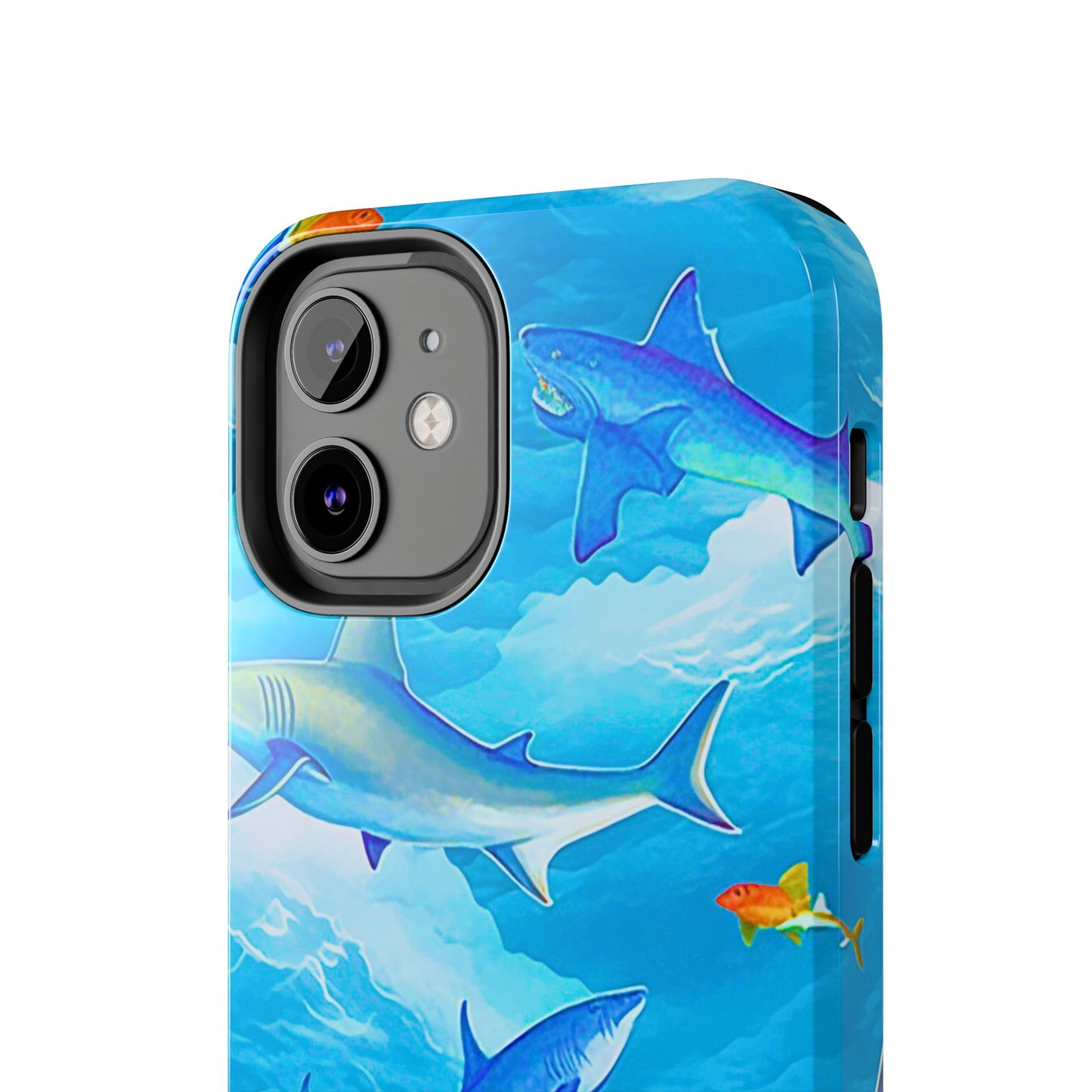 Sharks in the Sky Pattern Style Tough Phone Case | Animals